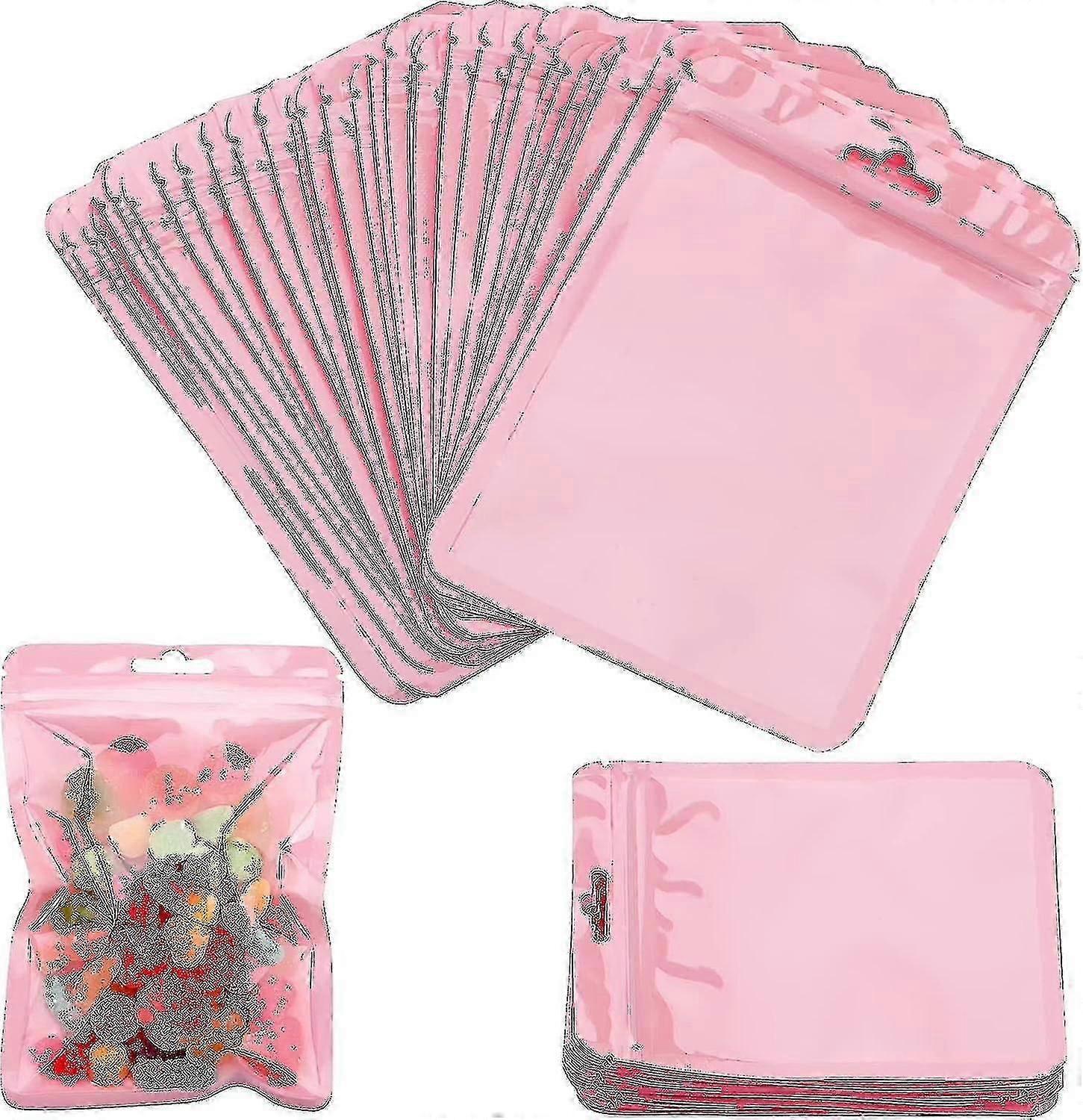 Mylar-poser, gjenlukkbare Mylar Ziplock-poser, folieoppbevaringsposer, holografiske matposer, luktsikre Mylar-poser, prøveposer, lilla Mylar-poser