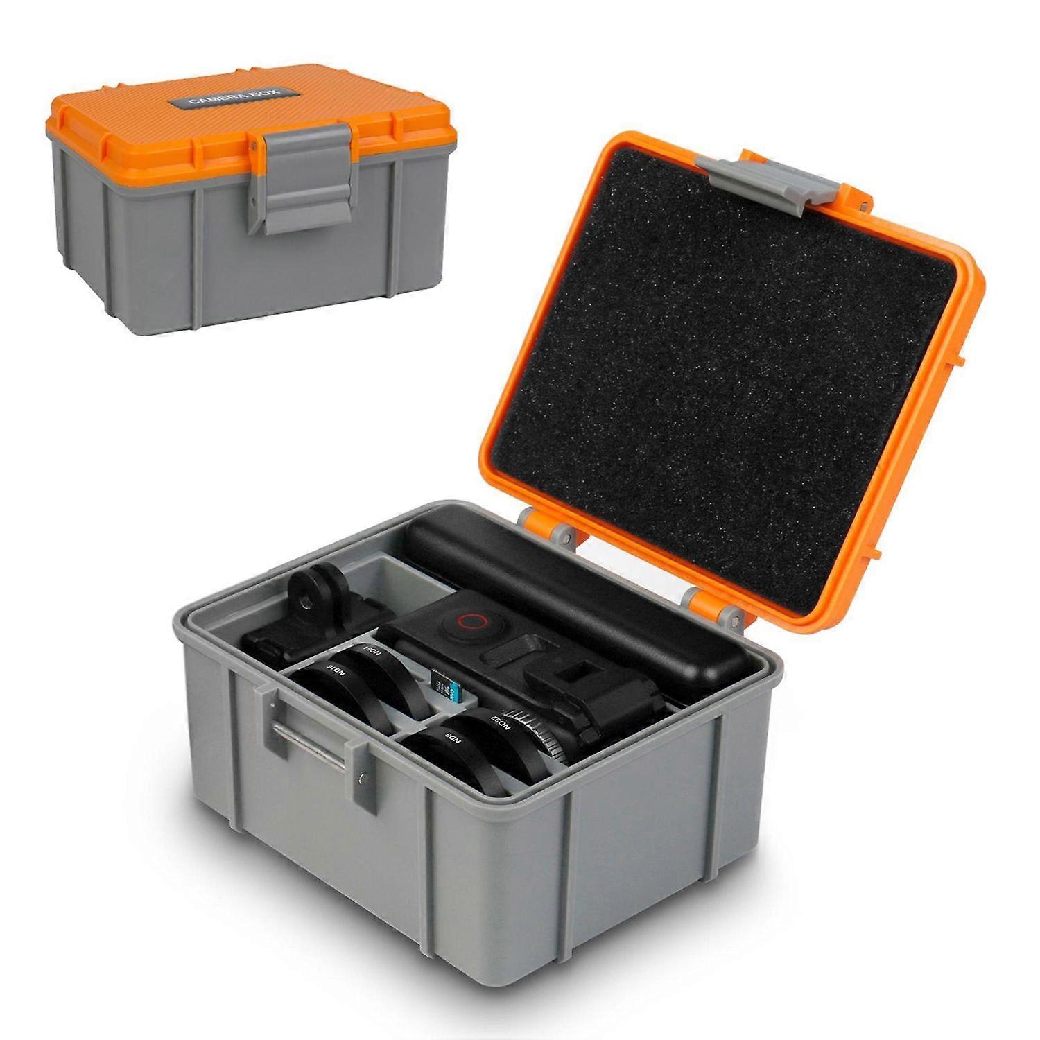 For DJI Osmo Action 5 Pro / 4 / 3 Hard Case Storage Box Grey