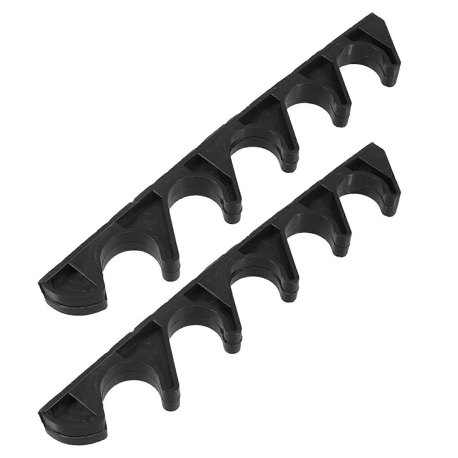 4pcs Chaise Adjustment Bracket: Plastic Five-Gear Recliner Buckle For Outdoor Folding Lounge Chairs - Patio Furniture Adjuster
