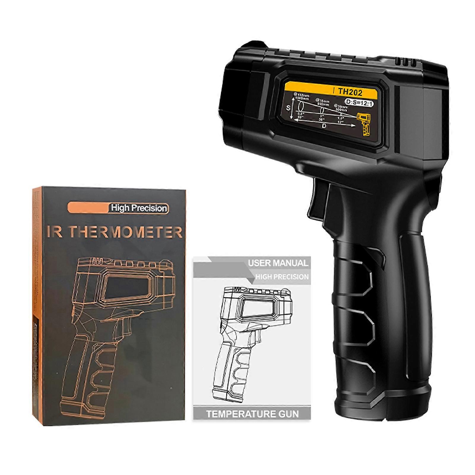 Infrared Thermometer, Non-contact Temperature Sensing Gun, -50°C to 600°C