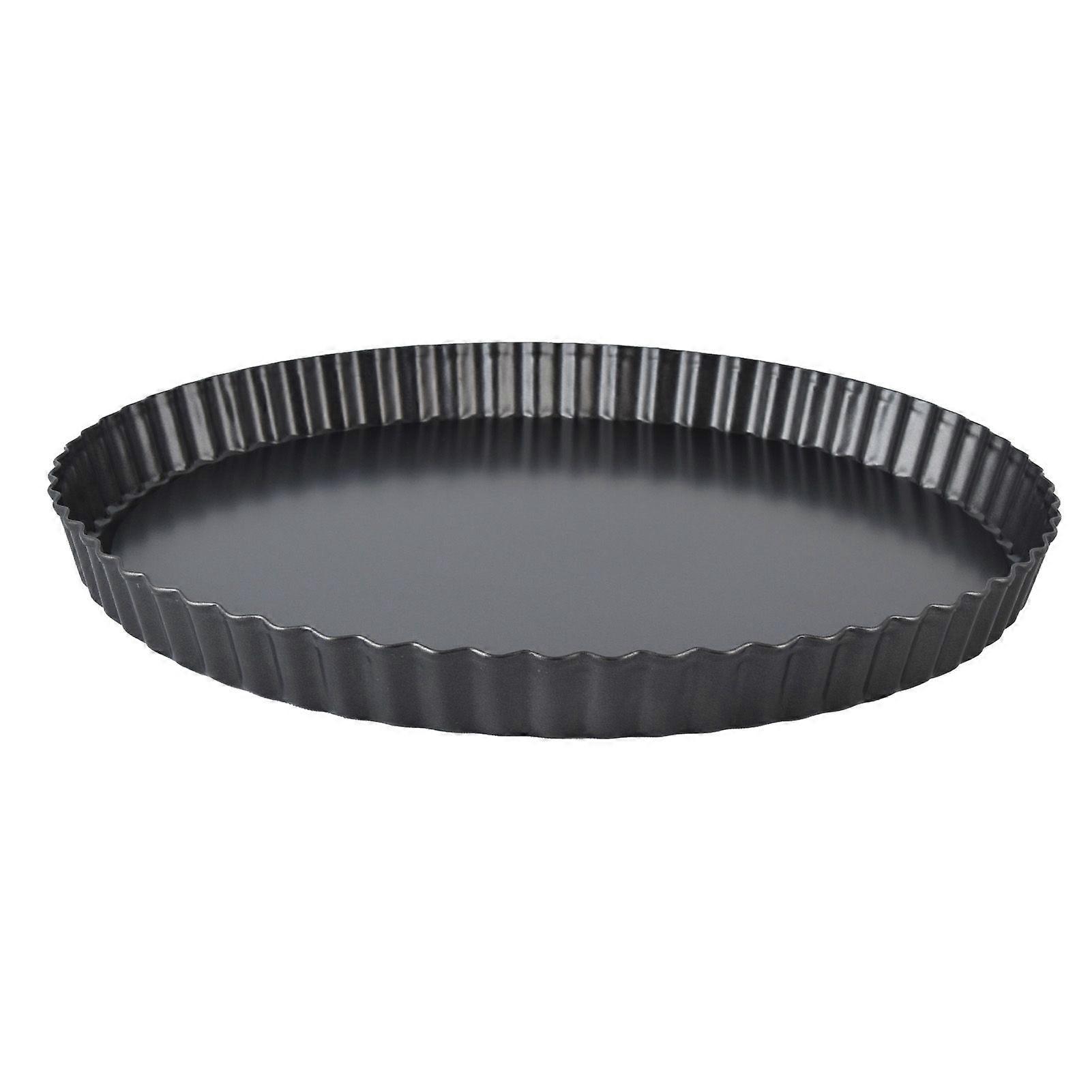 Tart Pan Quiche Pan Thickening Nonstick Deep Baking Dish Pie Plate Mold with Removable Bottom 11 Inch