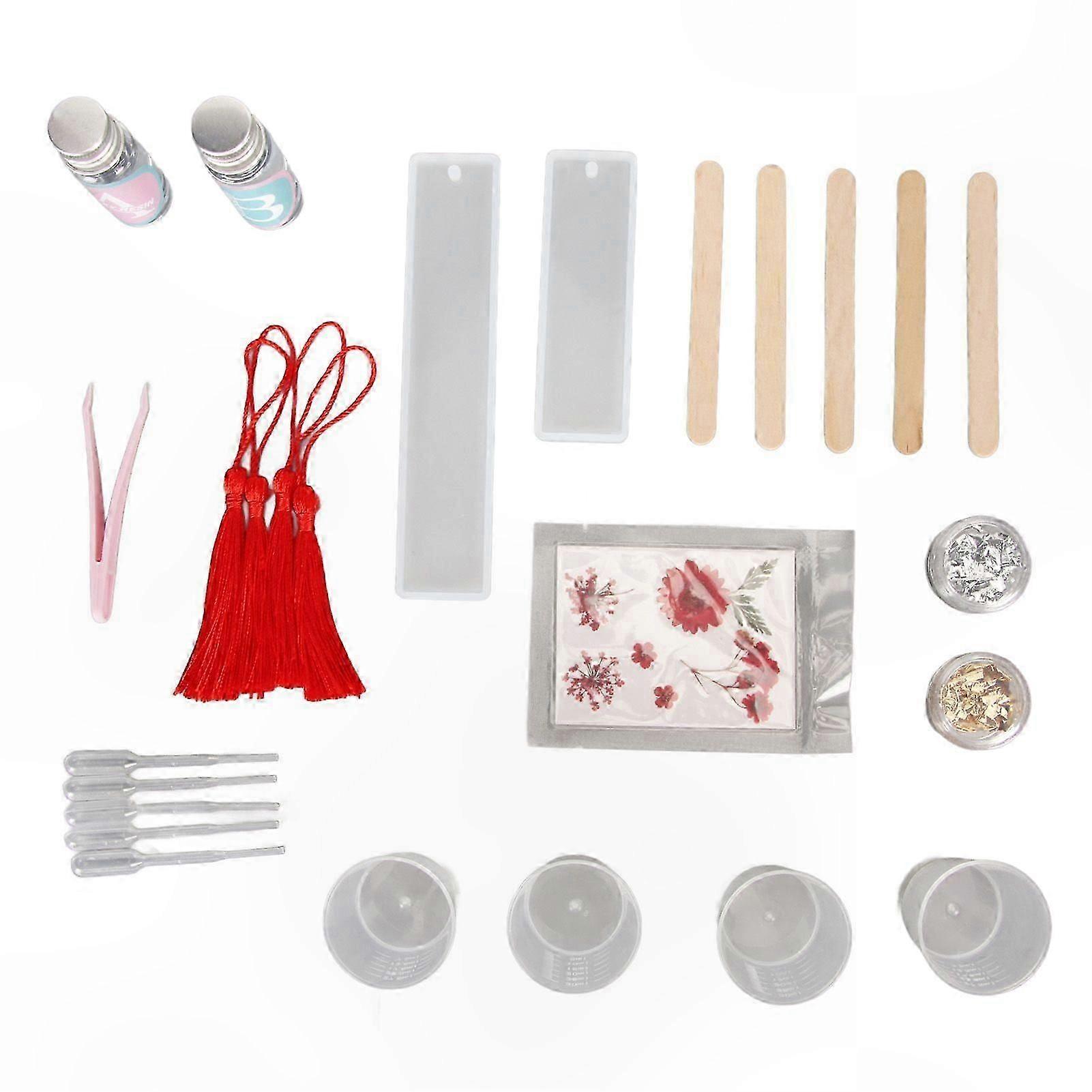 Highly Transparent Silicone Mold Set for DIY Bookmark Crafting