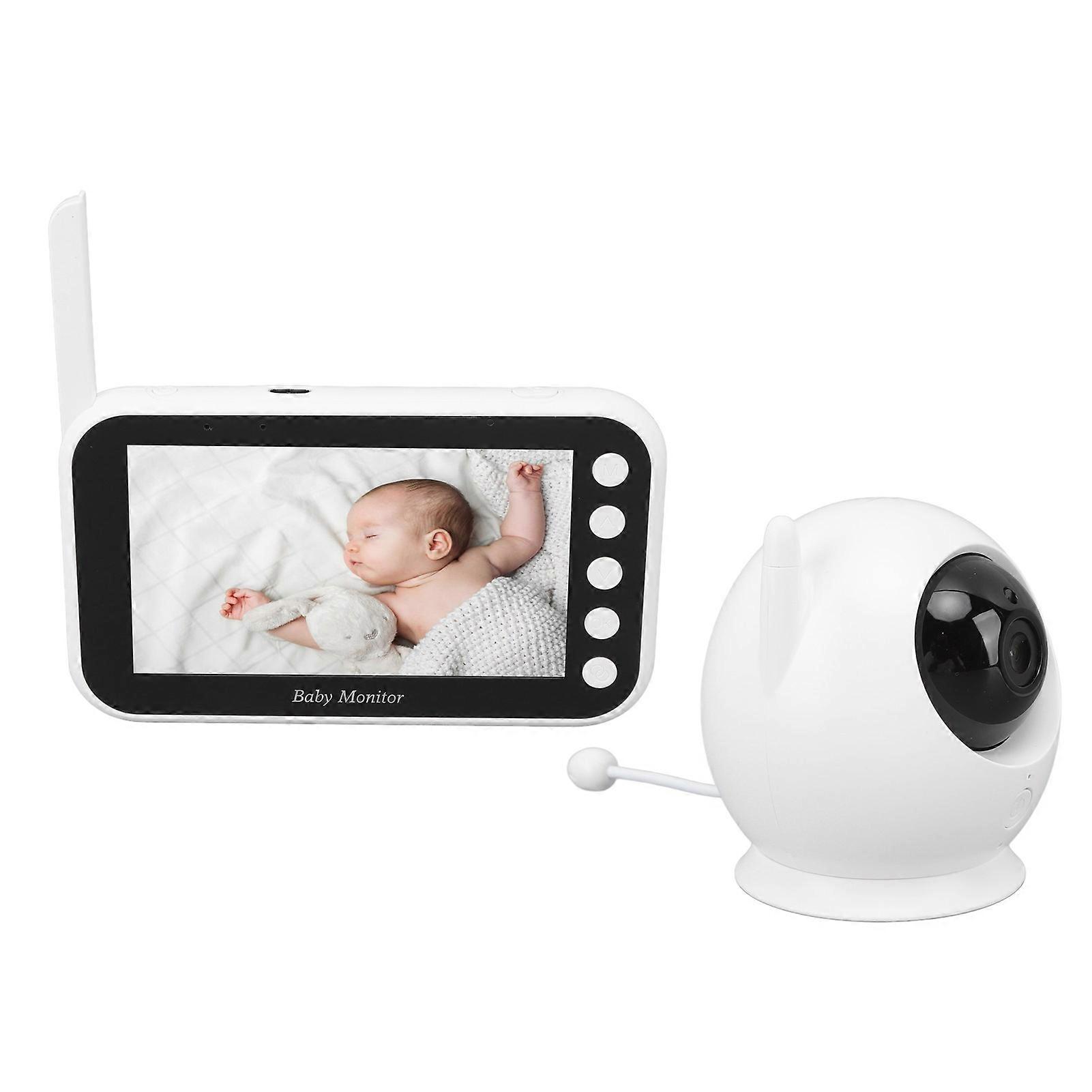 Video Kids Monitor 2000mAh 4.3in LCD 984ft Two Way Talk EU Plug