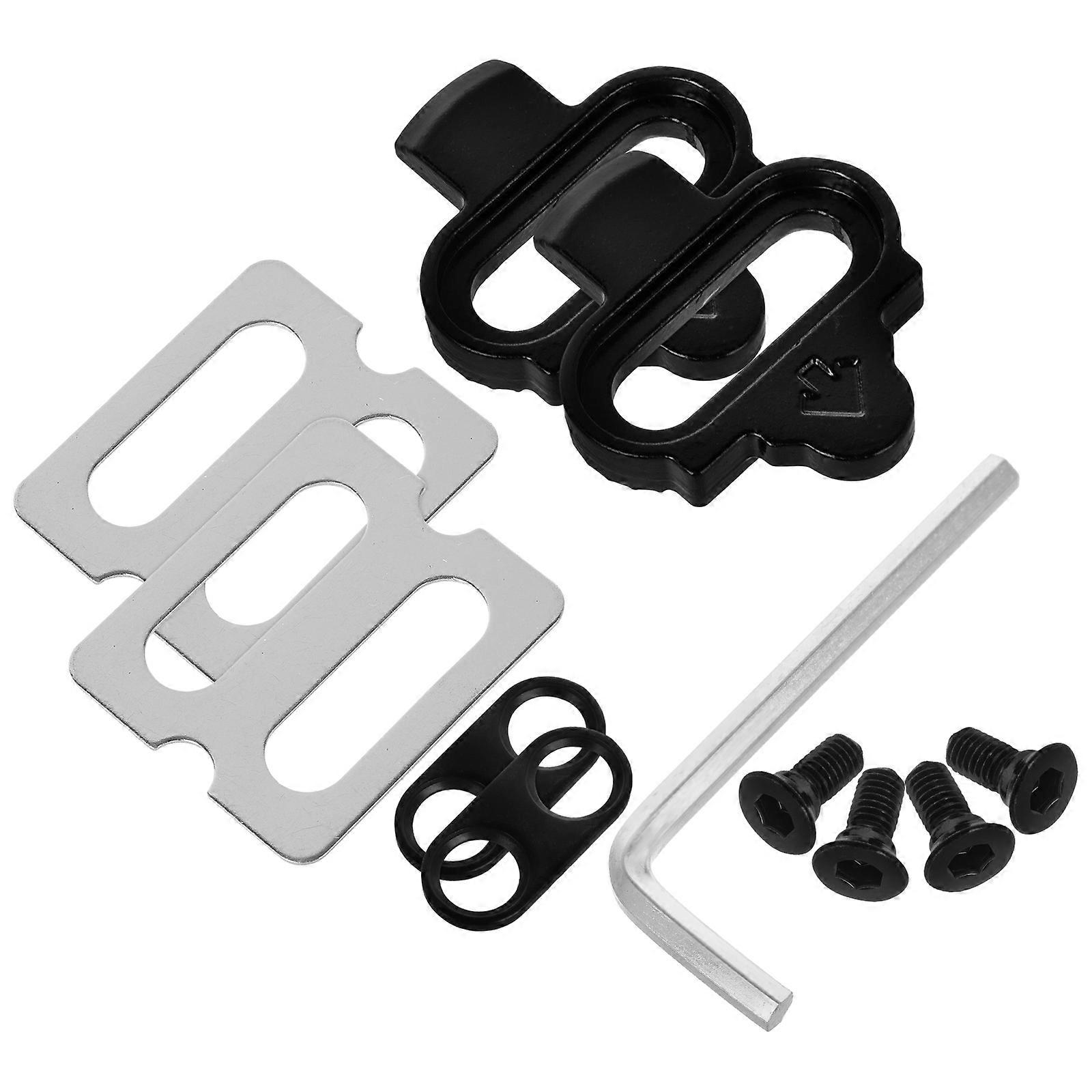 1 Set Portable Cycling Cleats Bike Shoes Cleats Bike Pedal Plate Accessories