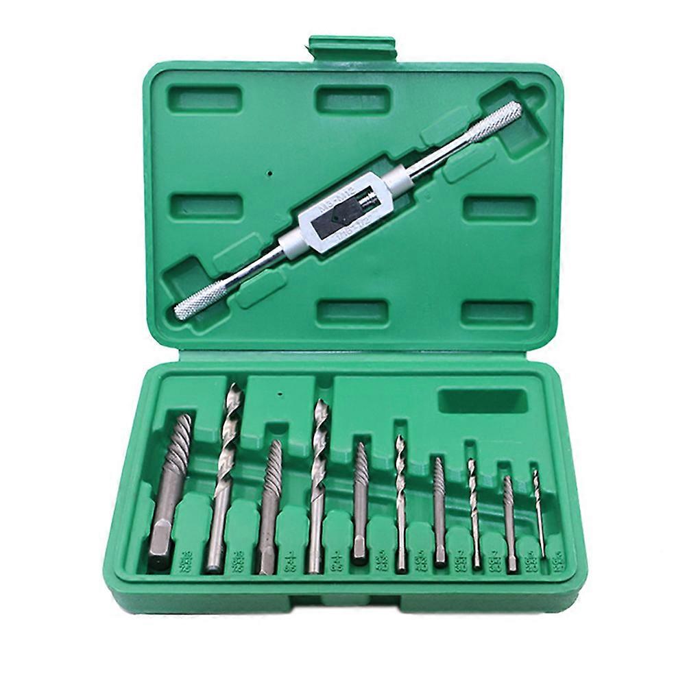 High Hardness Puller Screw Extractor Set Rusted Screws Tool Kit Box 11Pcs