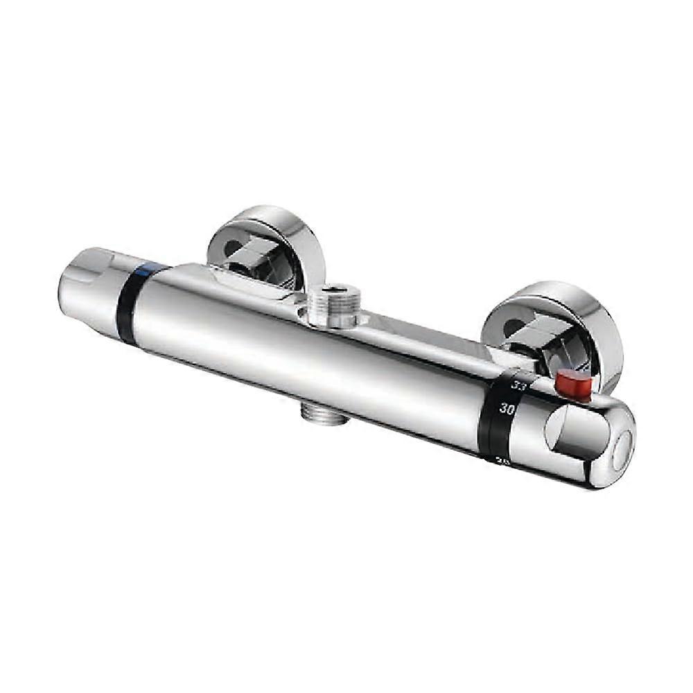 Thermostatic Bar Lyra 2Outlet Shower Valve, Dual Outlets, Precise Temperature Control, Durable Chrome Finish