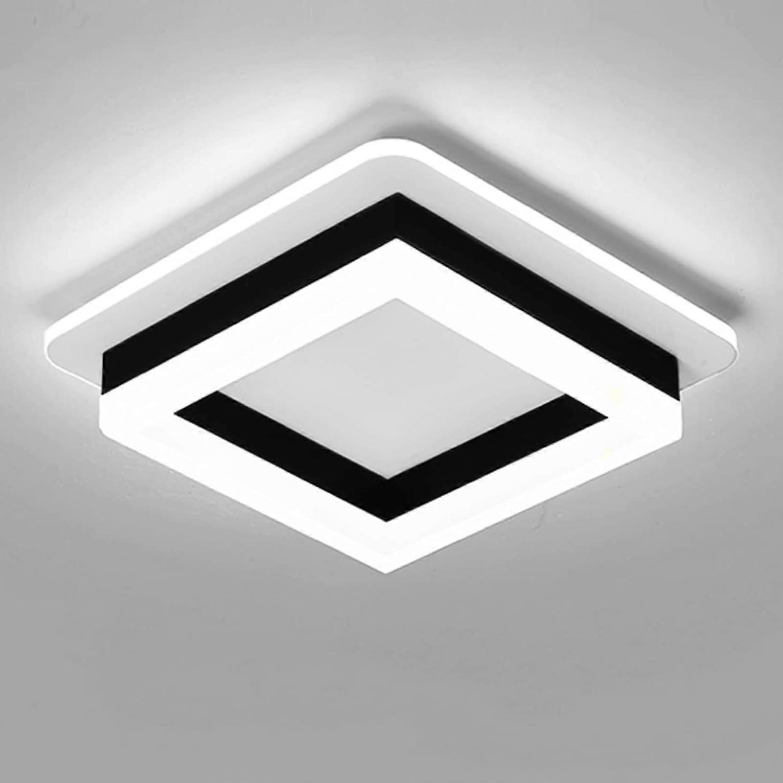 Square Ceiling Light Modern LED Fixture Dimmable Energy Efficient Lighting For Living Room Bedroom Kitchen Office