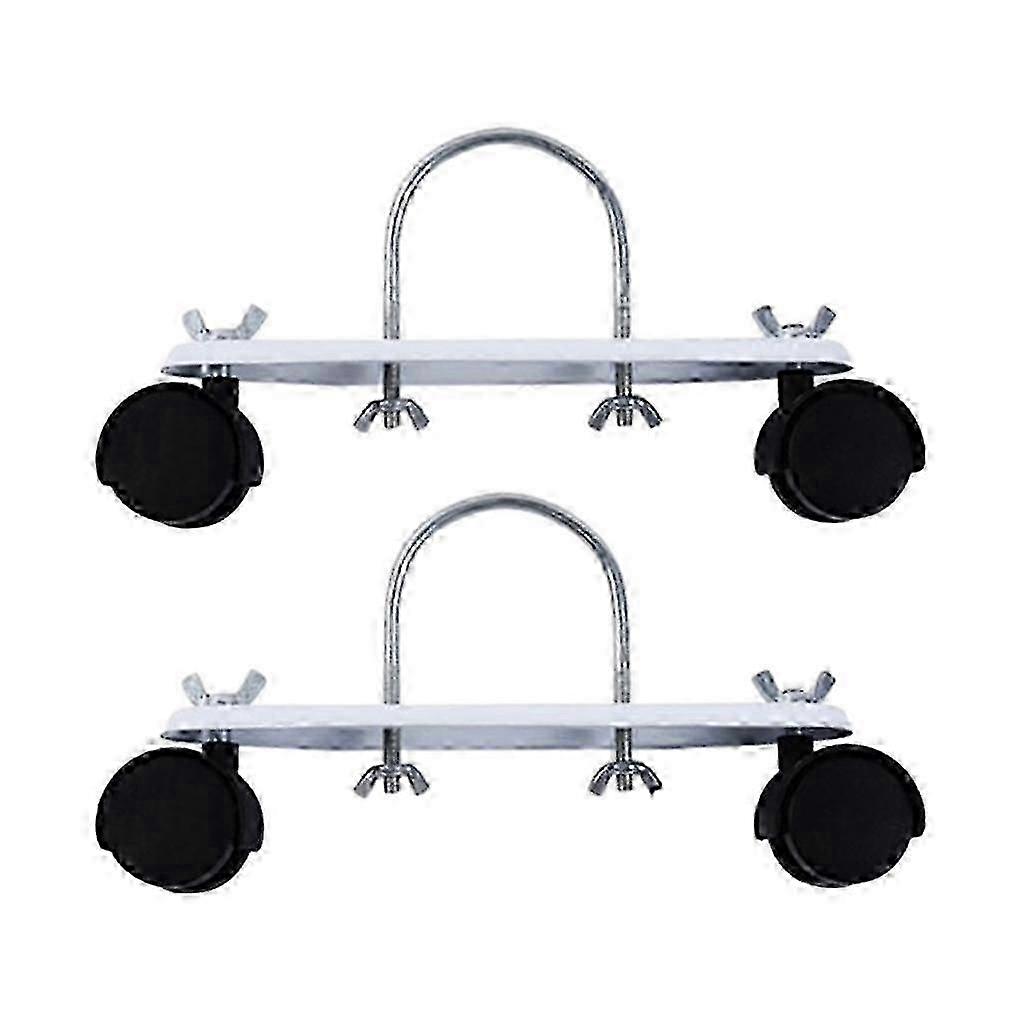 2-Pack Adjustable Heater Mobility Base with 360 Swivel Casters for Easy Movement