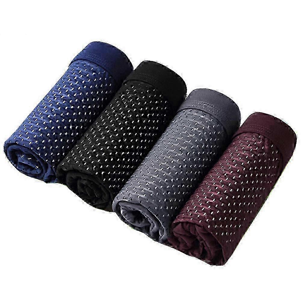 4 ADET Bambu Boxer Külot , Kutu Kahraman Bambu Boxer Şort Erkekler-Tüm Gün Konfor İçin