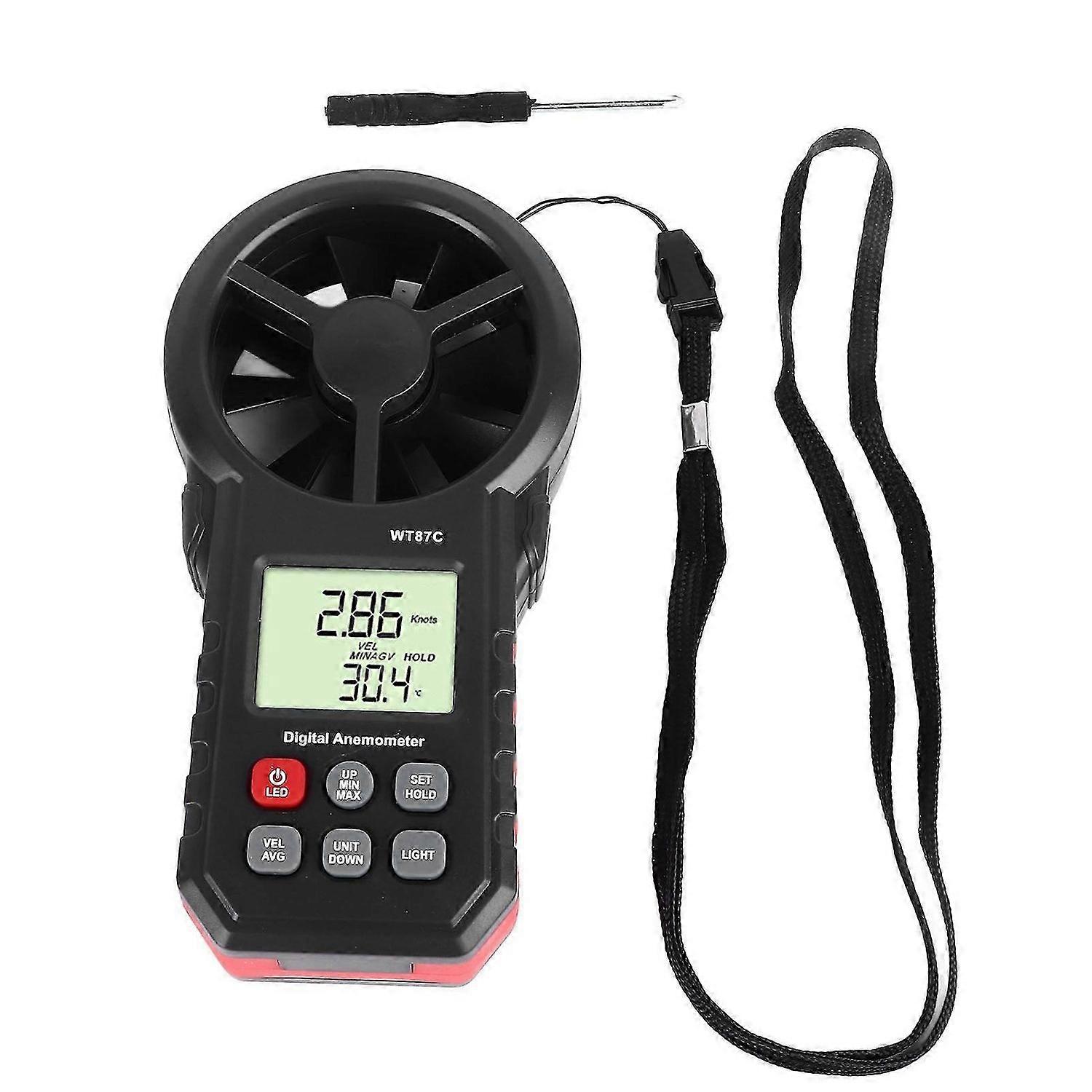 High quality WT87C Digital Anemometer Handheld Anemometer for measuring wind