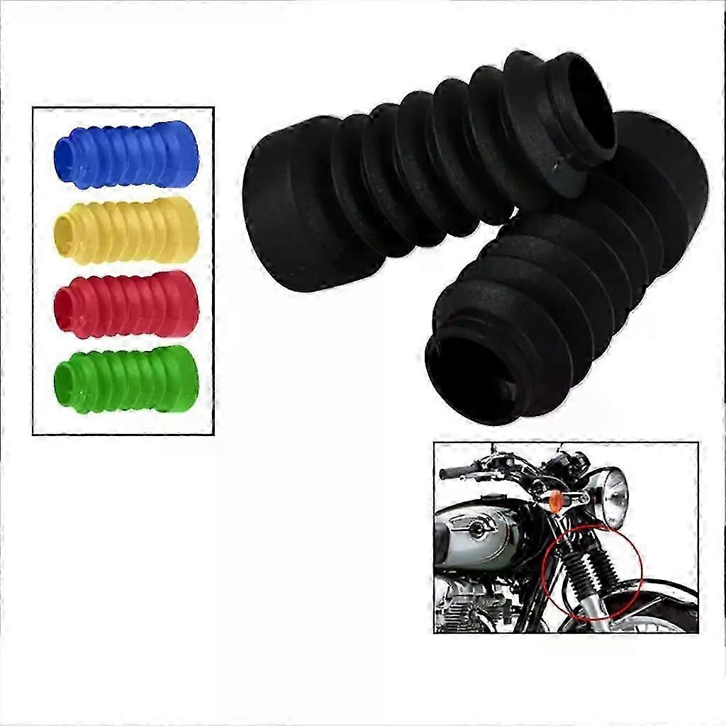 2PCS Motorcycle Rubber Fit For k Shock Boots Gaiters Dust Cover 103mm Fit For Yamaha Jog 50cc 90cc