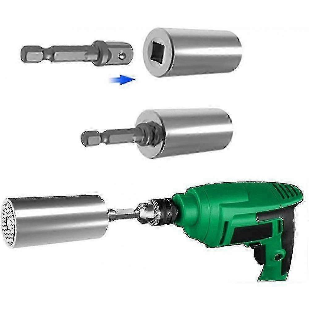 Allen Wrench Nut Socket Wrench Multi-Tool 7-19mm Pliers With Adapter