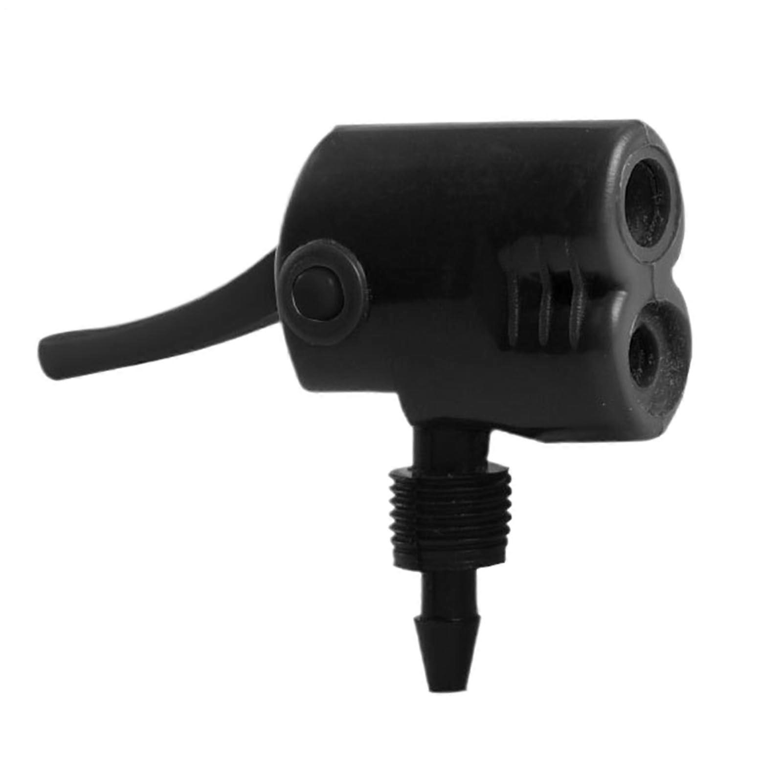 Bike Valve Adapter Valve Converter Inflator Needle Tool Black For Balloons, Pool Nozzle, Gym Balls, Inflatables