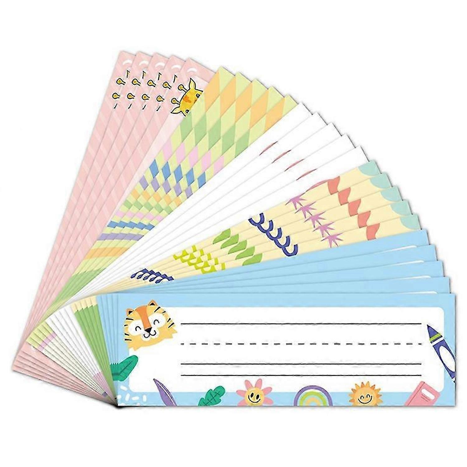 75Pcs Book Labels, Name Plate, Stickers Made of Adhesive Paper
