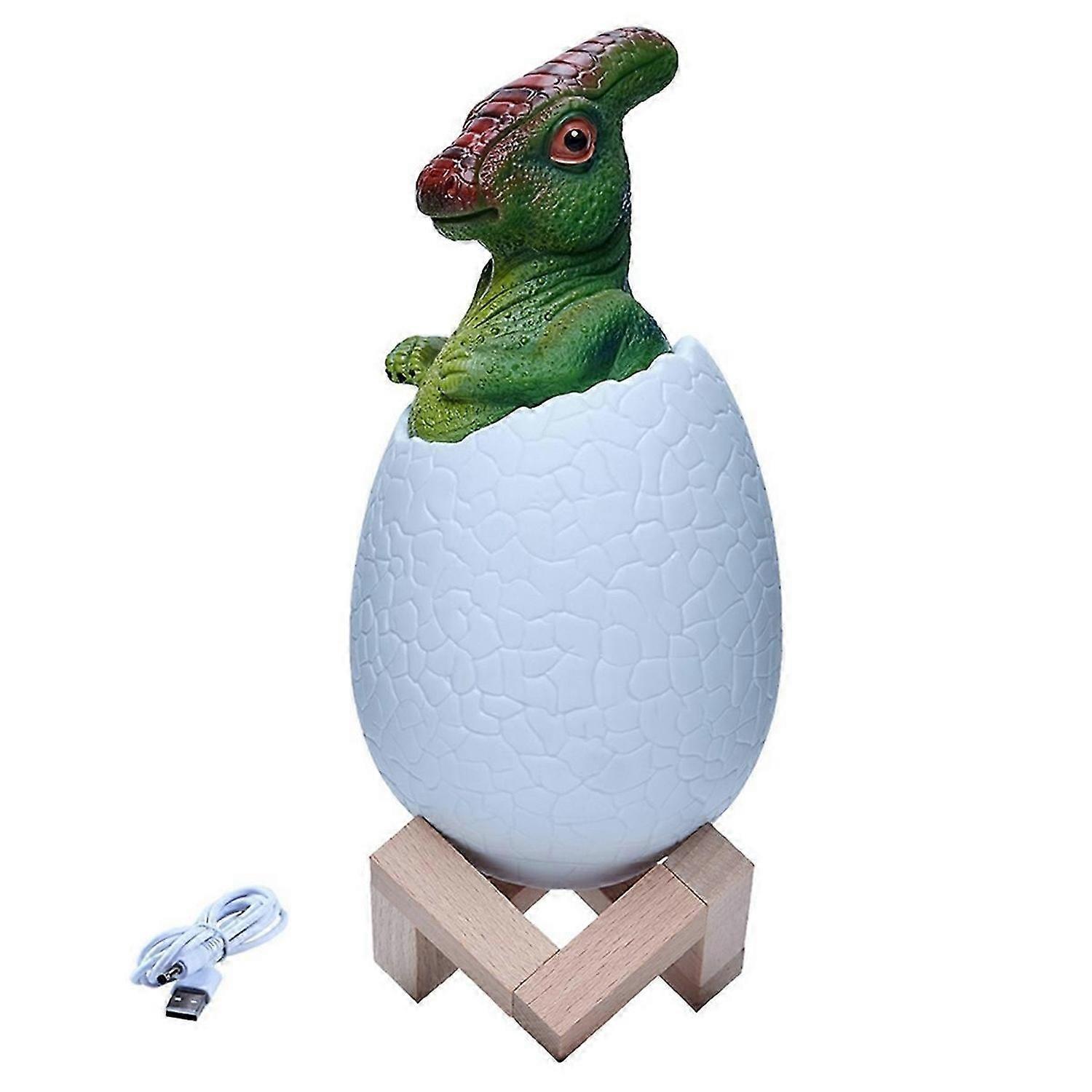 3D Night Light Parasaurolophus Egg Desk Lamp