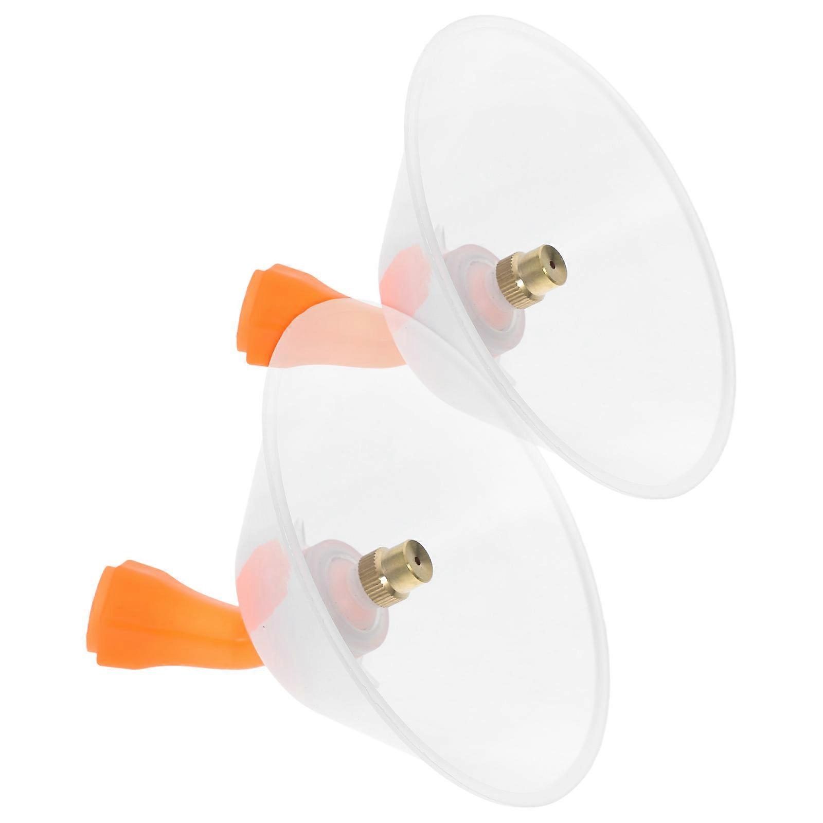 Transparent Windproof Spray Nozzles for Gardening Sprayer with Drift Guard 4Pcs