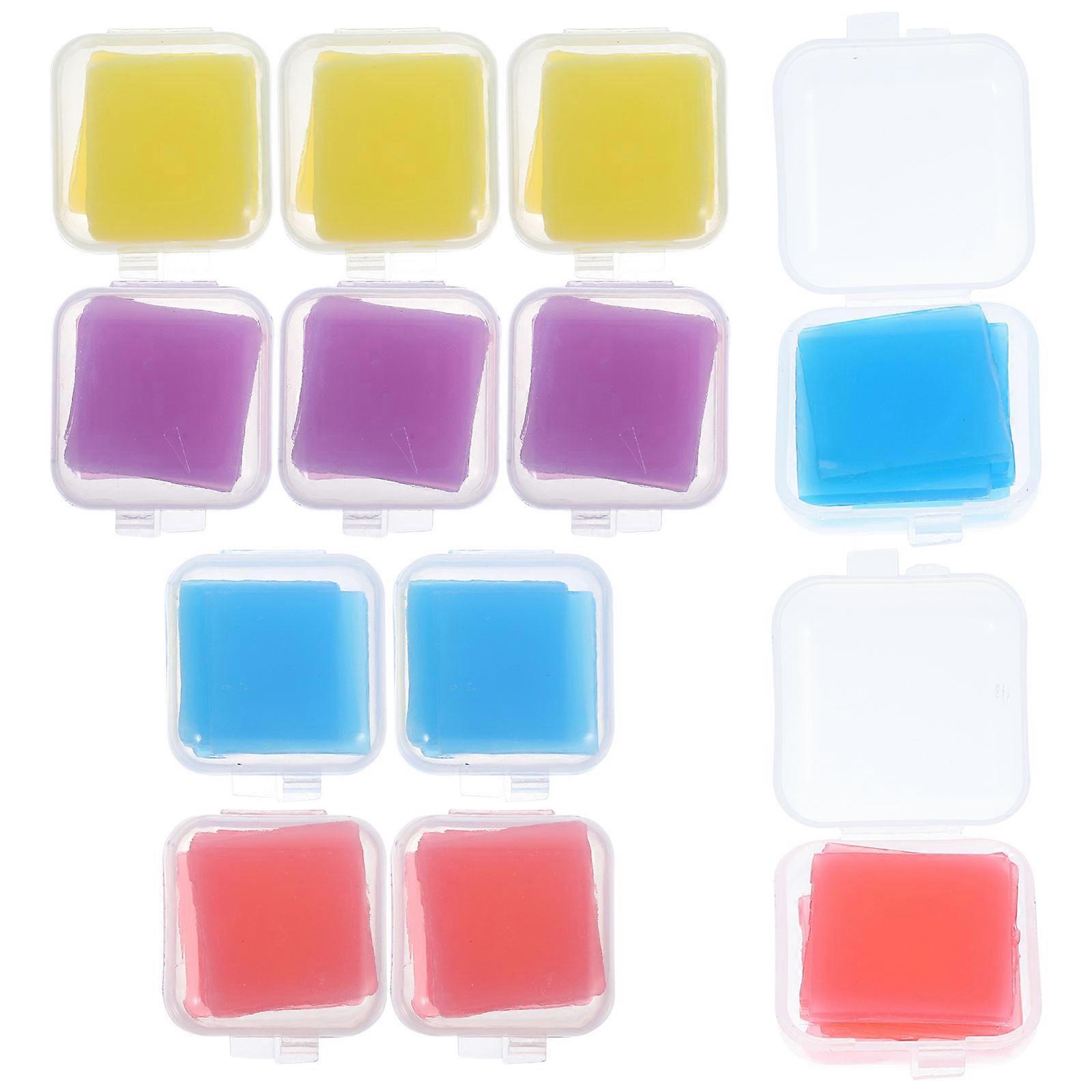 Diamond Drawing Point Drilling Glue Clay for Nail Art Assorted Color Silicone Craft Tool 12 Boxes