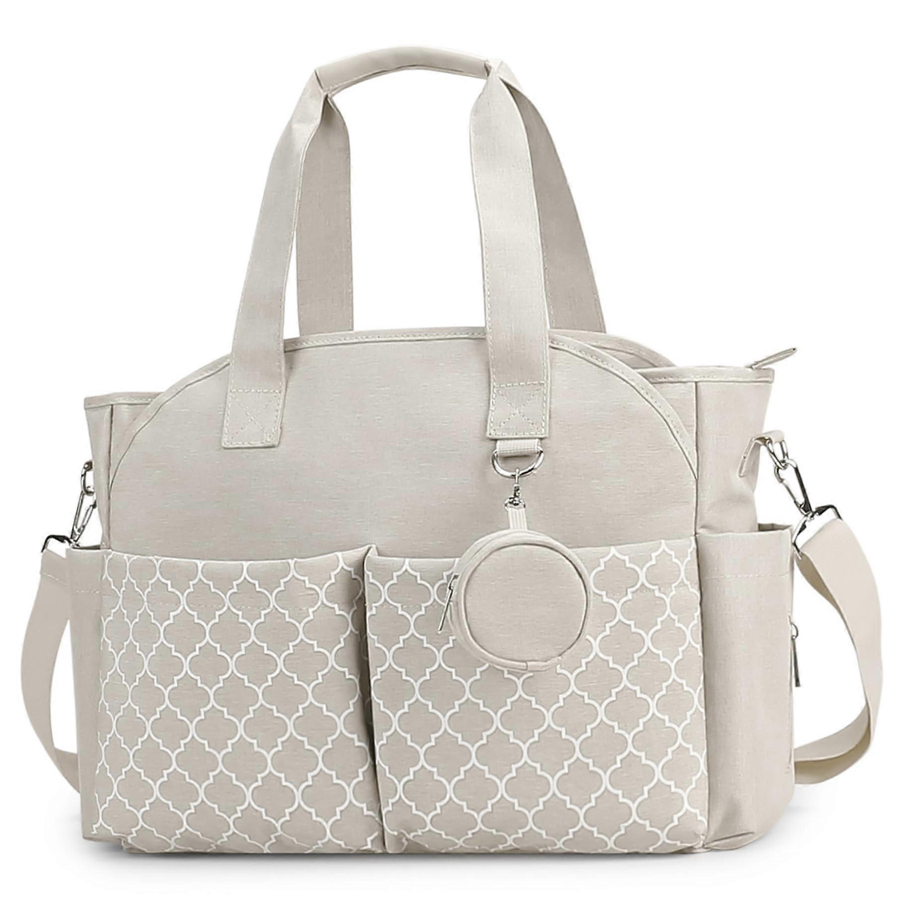 Nappy Changing Bags With Station MultiFunction Portable Baby Bag With Handle And Shoulder Strap For Mom