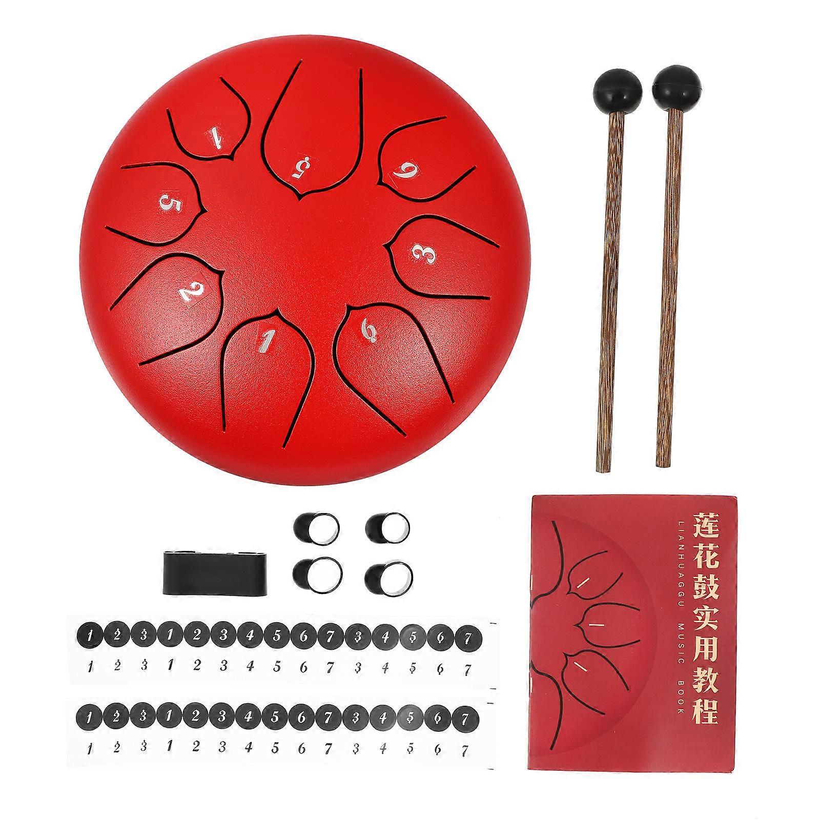 Lotus Model Drum Ethereal Drum for Music Use 1Set Steel