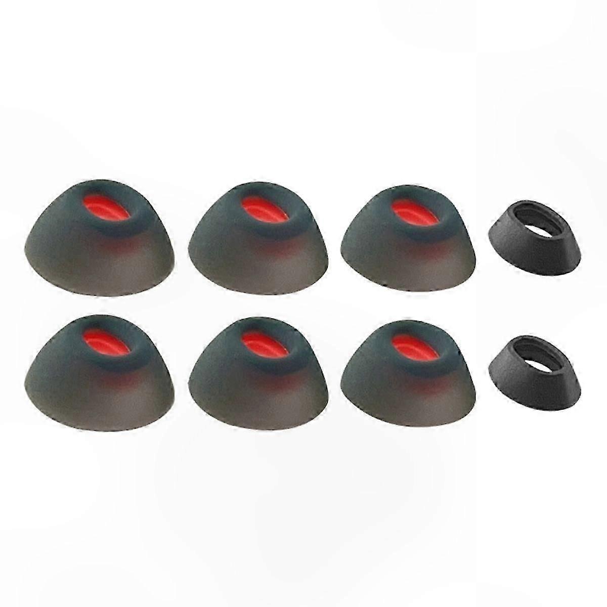 8-Pack Soft Silicone Ear Tips for Bluetooth In-Ear Headphones Replacement-Compatible with Tune Flex Models
