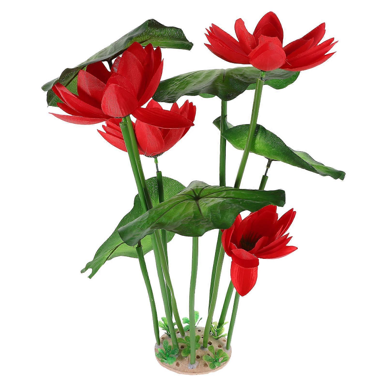 Aquarium Artificial Plants Plastic Fish Tank Landscaping for