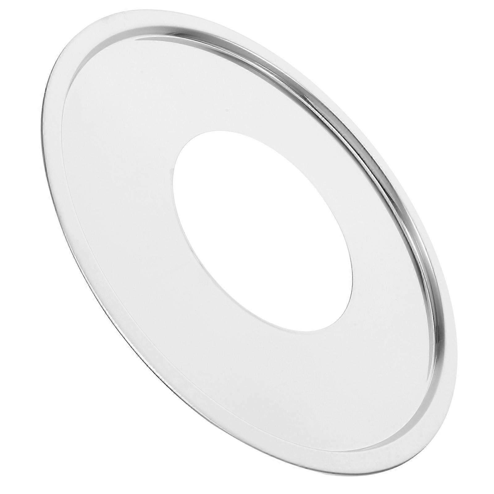 Silver Stainless Steel Cooking Ring Adapter for Steaming 5Pcs Kitchen Rack