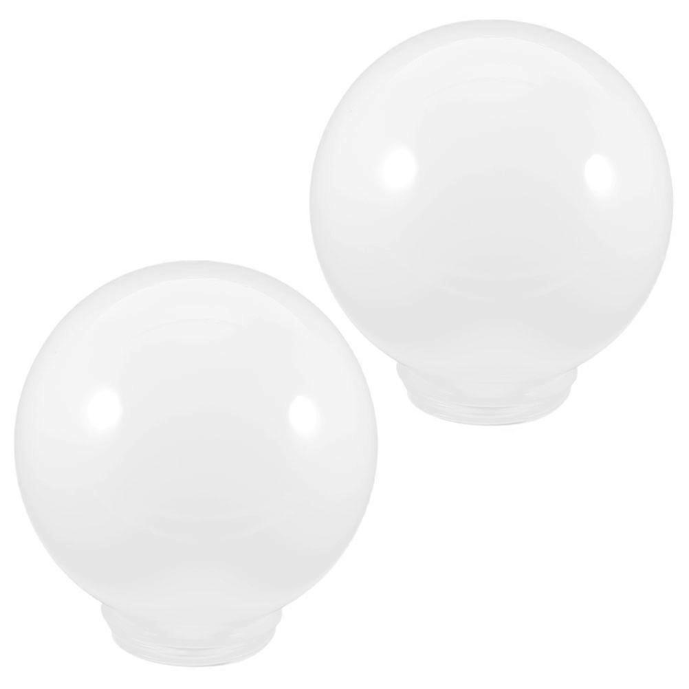Acrylic Lamp Post Globe Replacement for Outdoor Use with 4Pcs Set