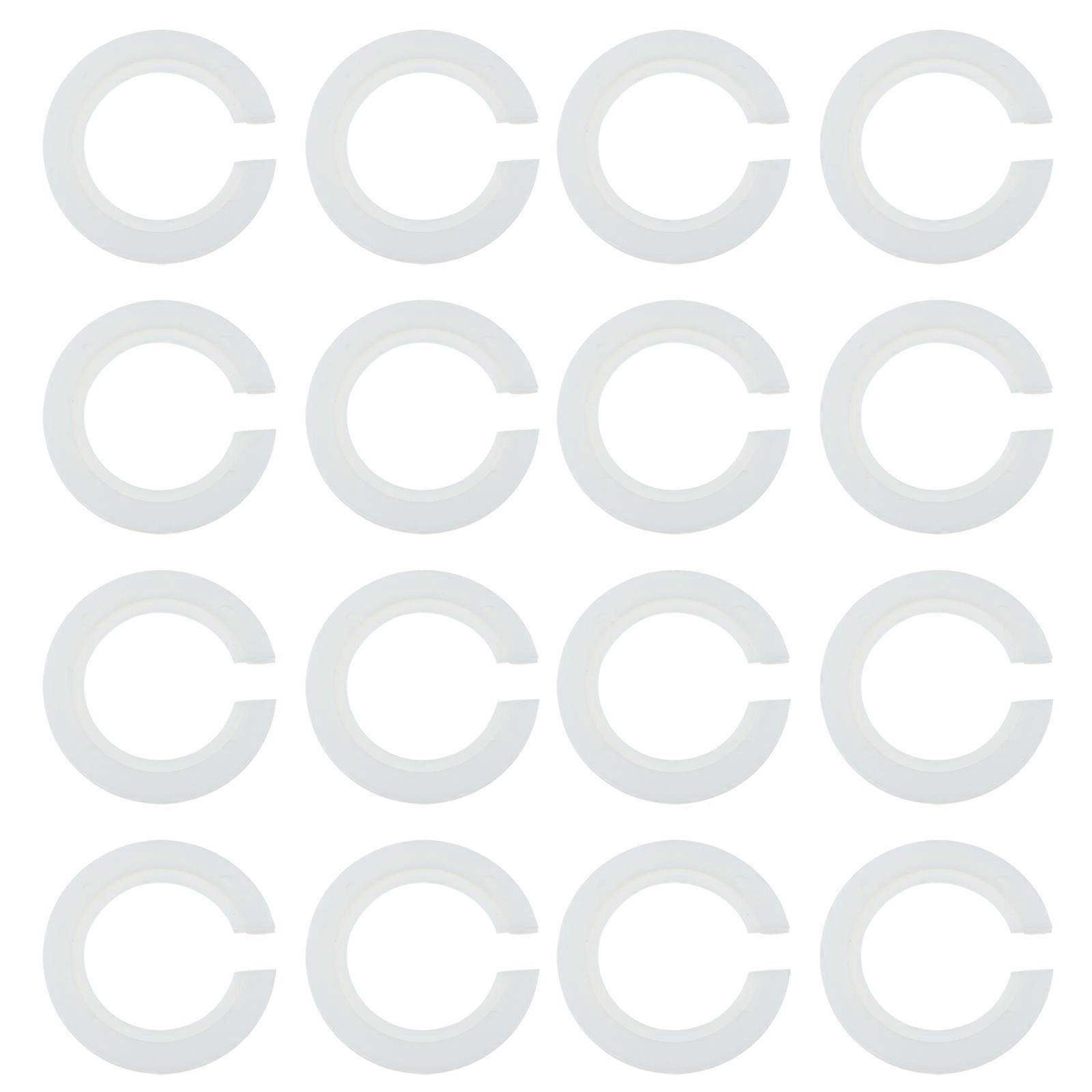 Plastic Lampshade Adapter Ring for E27 to E14 Converters 48Pcs