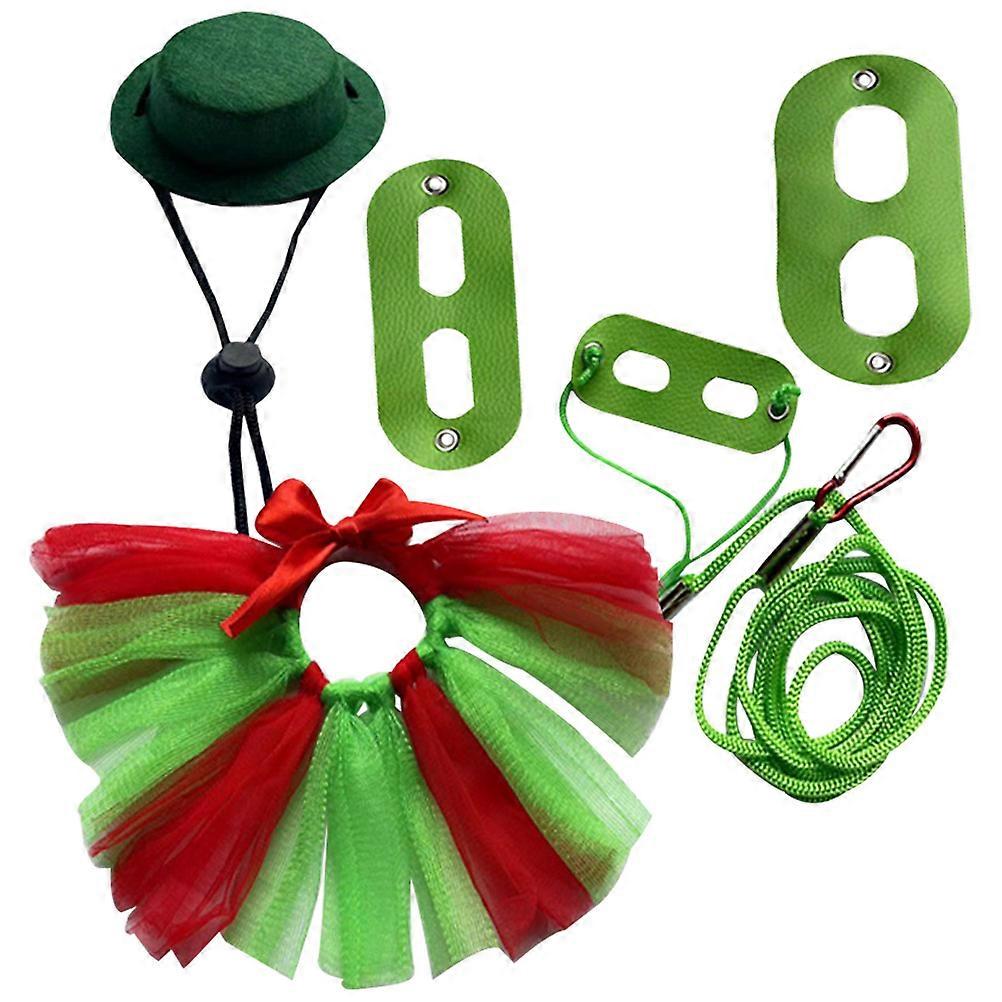 Christmas Lizard Harness Kit for Outdoor Use 2Sets of Gecko Leash