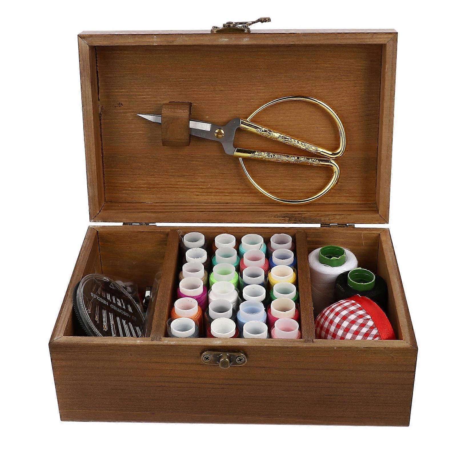 Stitch Tools Durable Sewing Tool Kit for Sewing 2Sets Brown