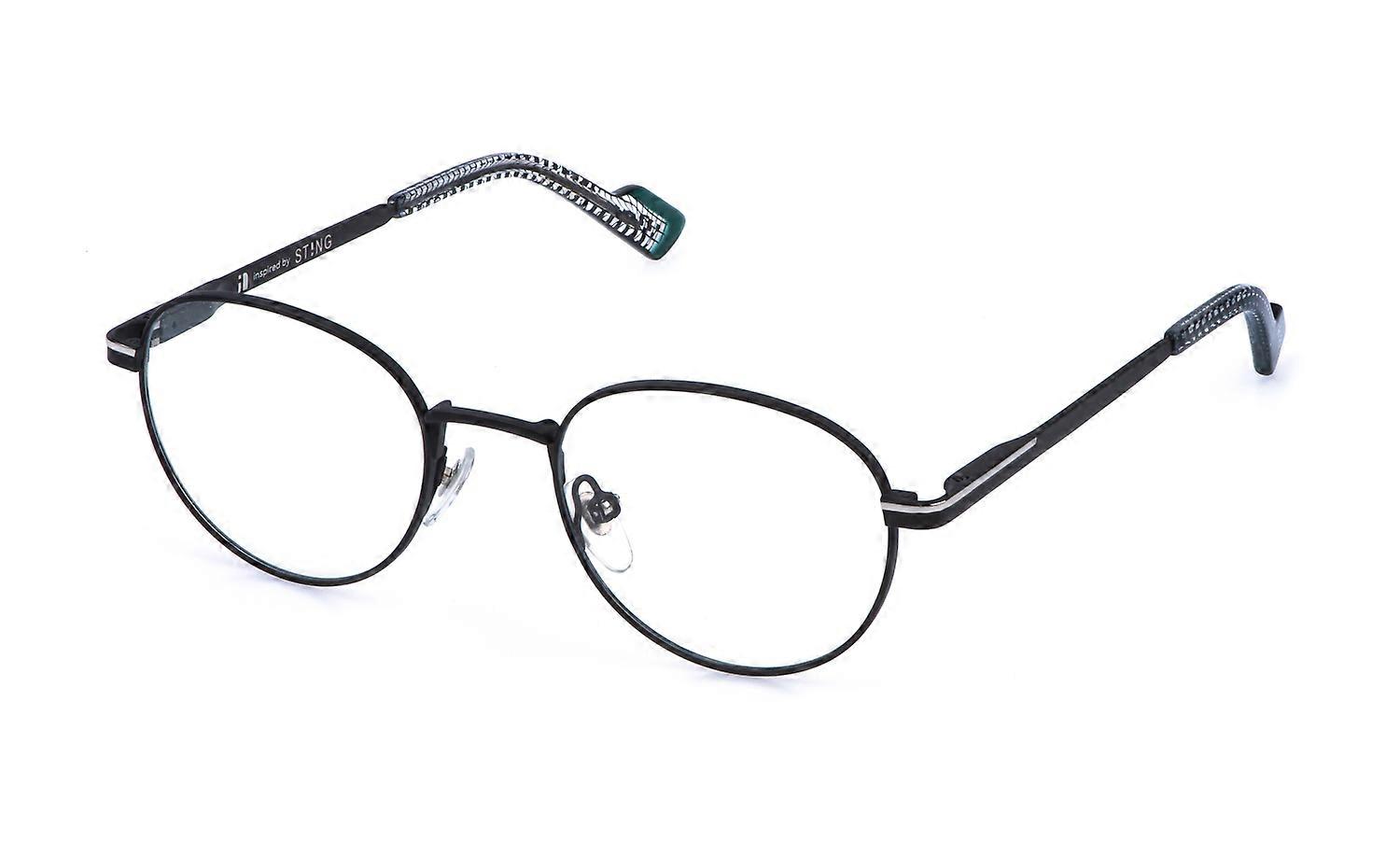 Eyewear Frames Sting VST563 0541 Black SEMILUCIDO C/PARTI PALLADIO LUCIDO 49/20/140 UNISEX