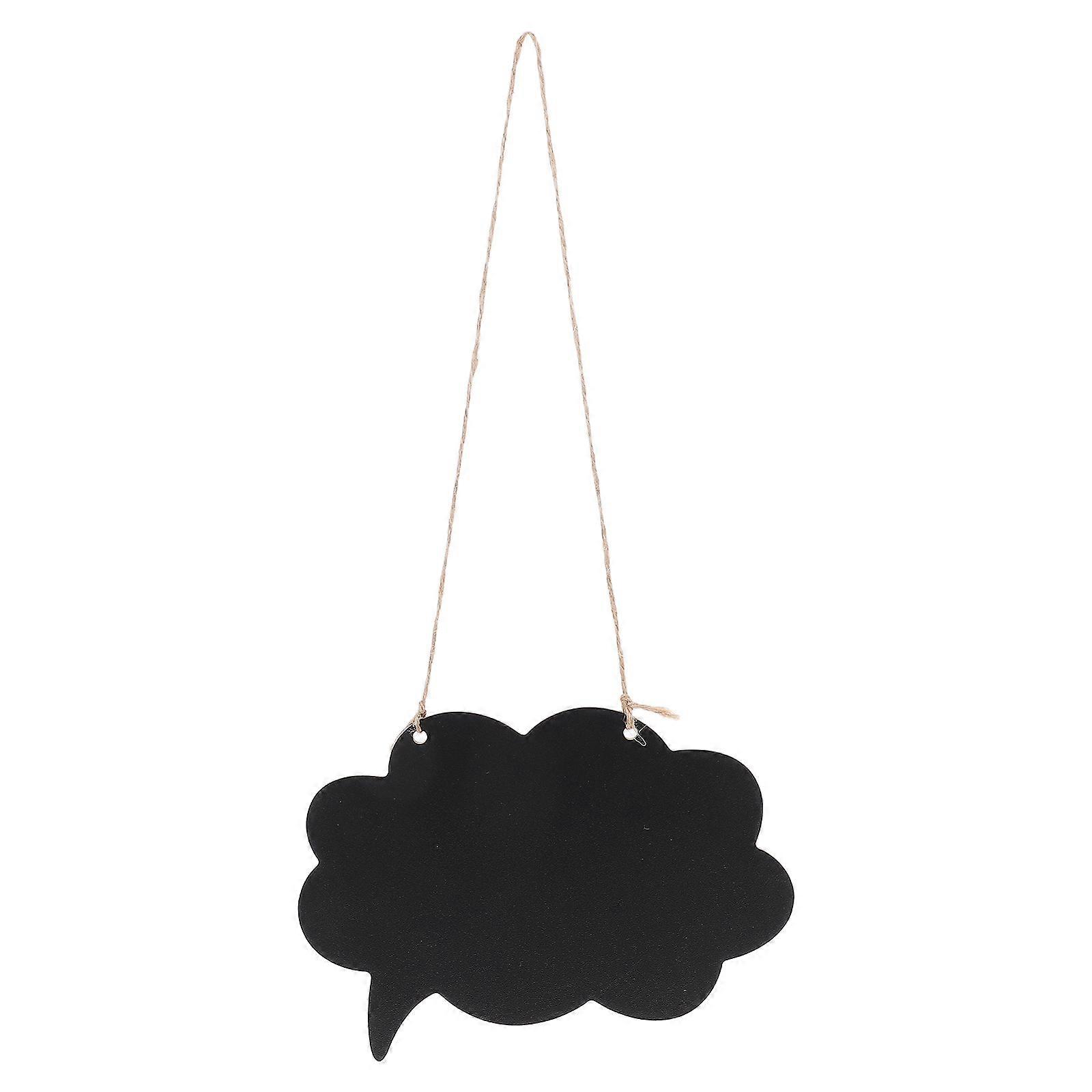 Hanging Chalkboard Wooden Small Sign for Leaving Message 3Pcs