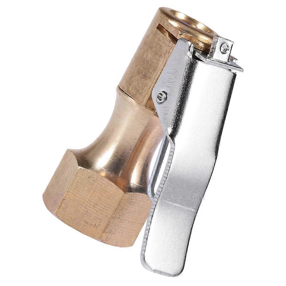Tire Air Chuck Copper Locking Adapter for Inflator Compressor 5Pcs