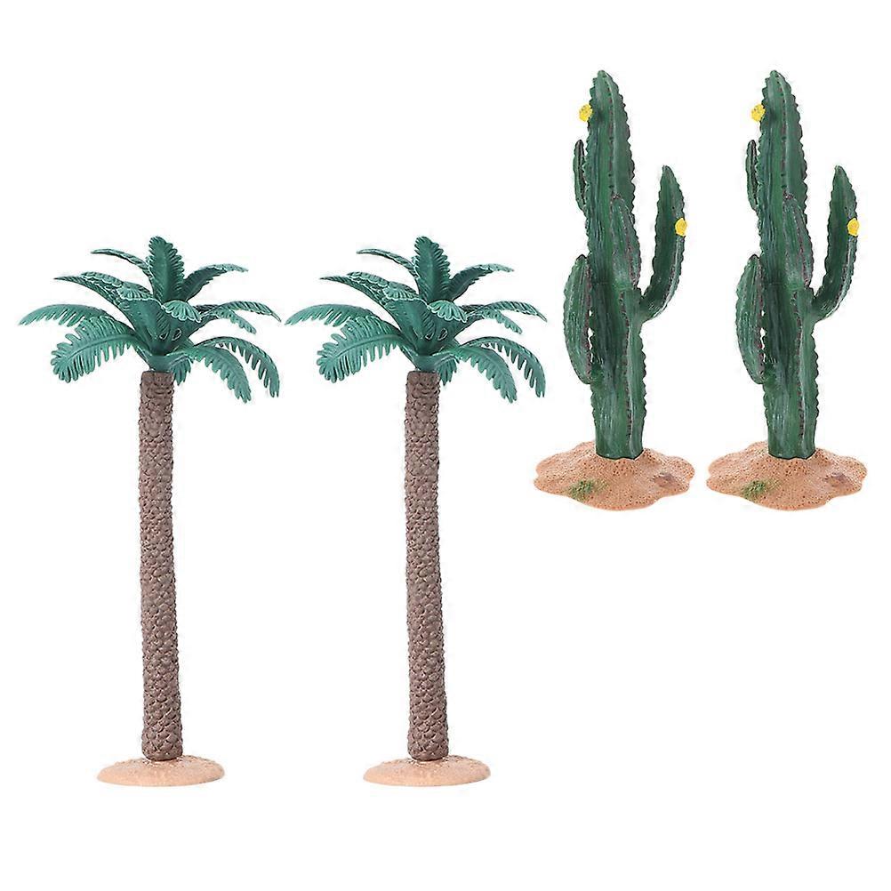 Miniature Trees For Crafts Realistic Miniature Tree Shape Designed For Professionals 14.00X5.50X4.00cm Olive Set