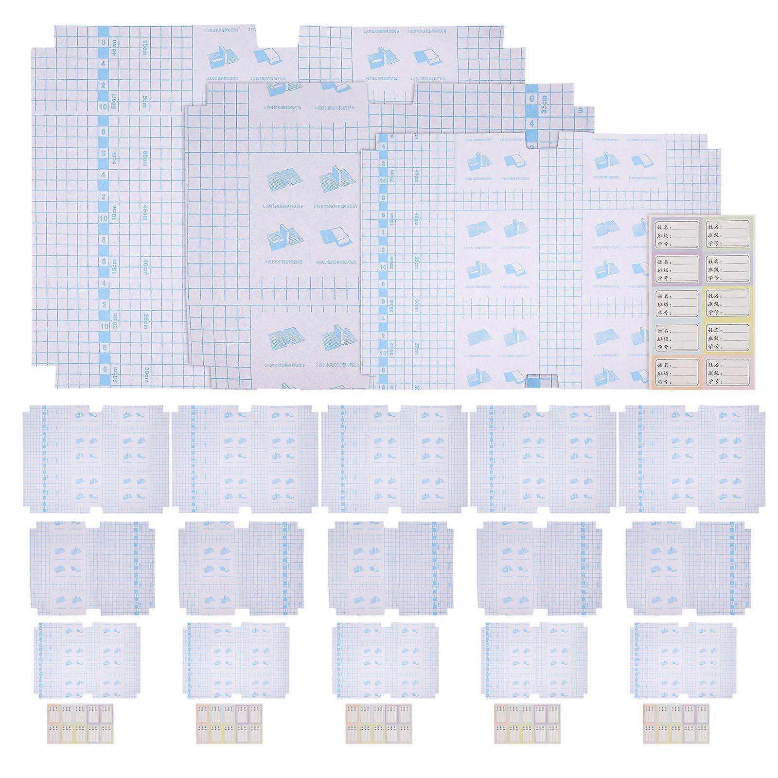 Transparent Book Cover For Notebooks Ideal For School Use 18.47X13.36in Scratch Resistant Quality 120Pcs