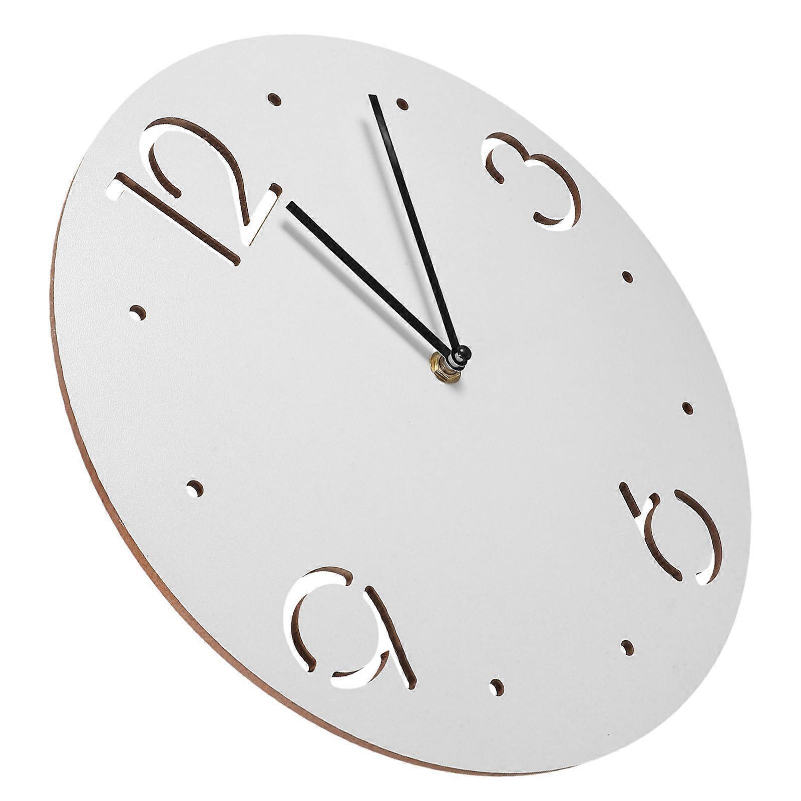 Round Acrylic Wall Clock with Silent Movement for Keeping Time 3Pcs