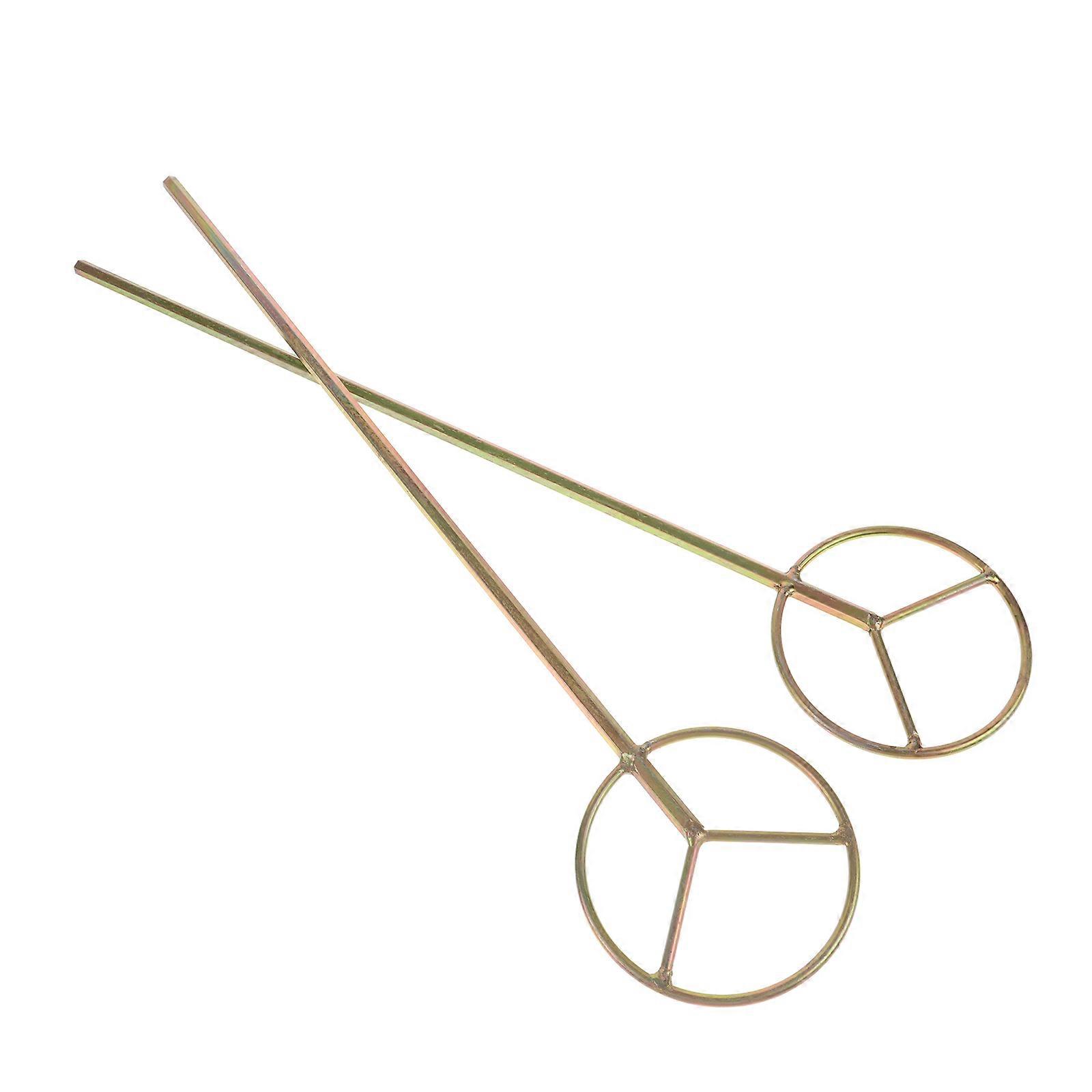 Electric Drill Paint Mixer Rod for Replacement 4Pcs with Steel Material