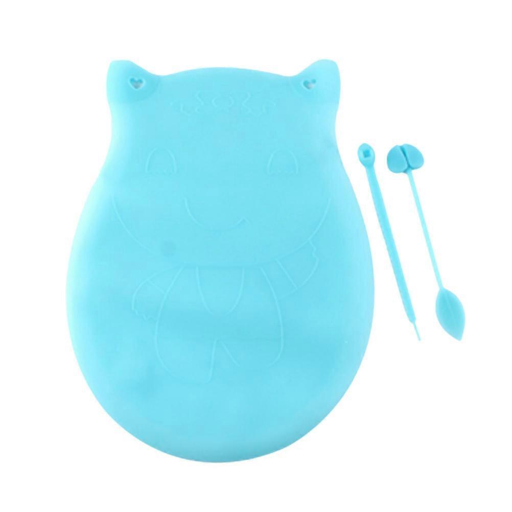 Dough Bag for Kneading Dough 2Pcs Silicone Sky-Blue Baking Tool