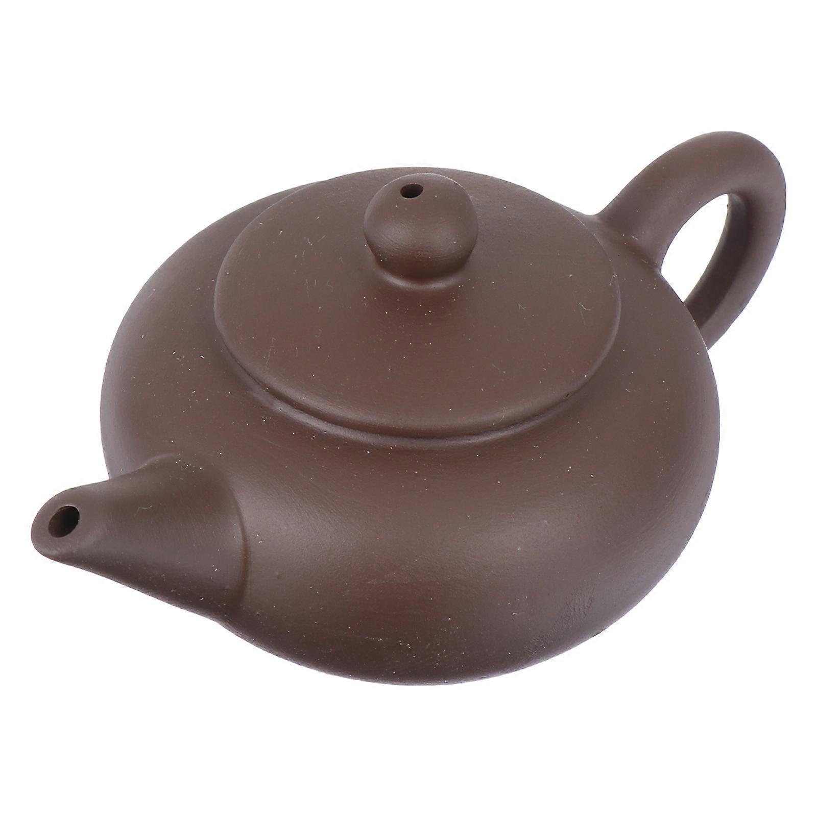 Household Ceramic Teapot for Home Use 4Pcs Handmade Retro Decoration