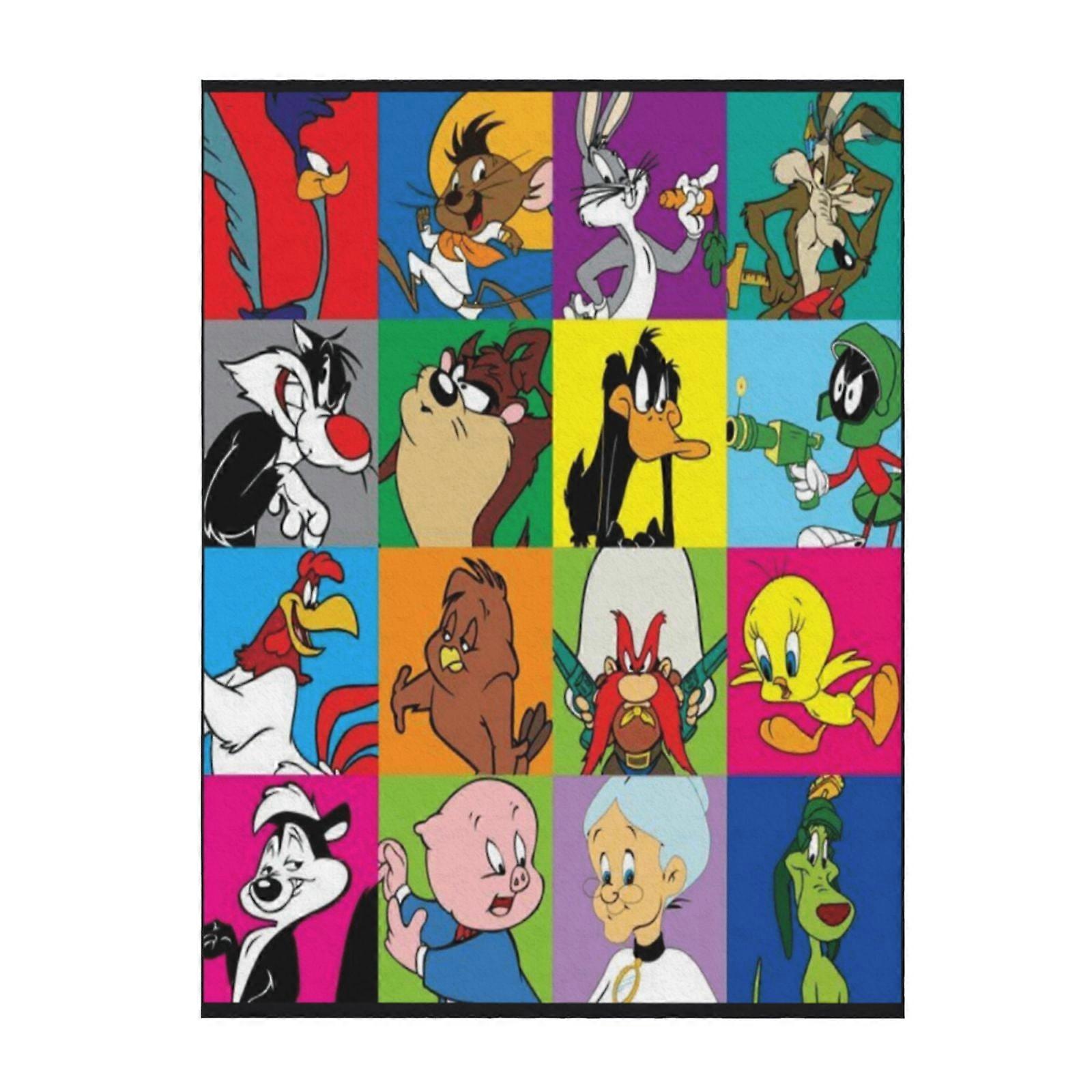Looney Tunes Soft And Comfortable Throw Blanket Plush Lightweight Warm Plush Flannel Blanket And Throws For Couch Sofa Bed 60"X50"