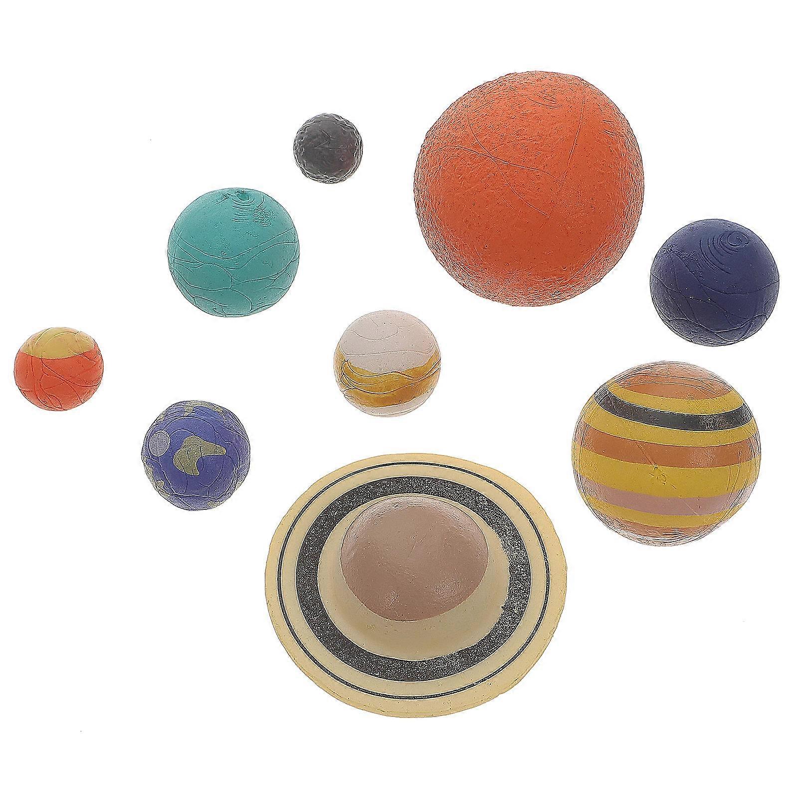 Educational Solar System Toy Planets Model for Decor 4Sets Set