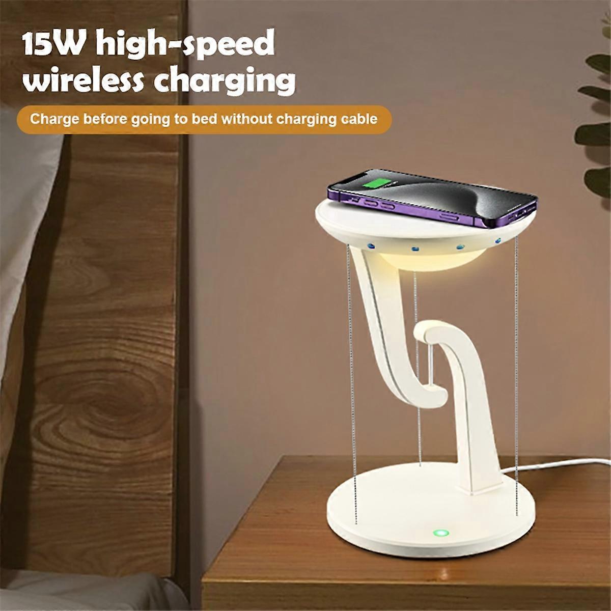 Floating Design LED Desk Lamp Wireless Charging