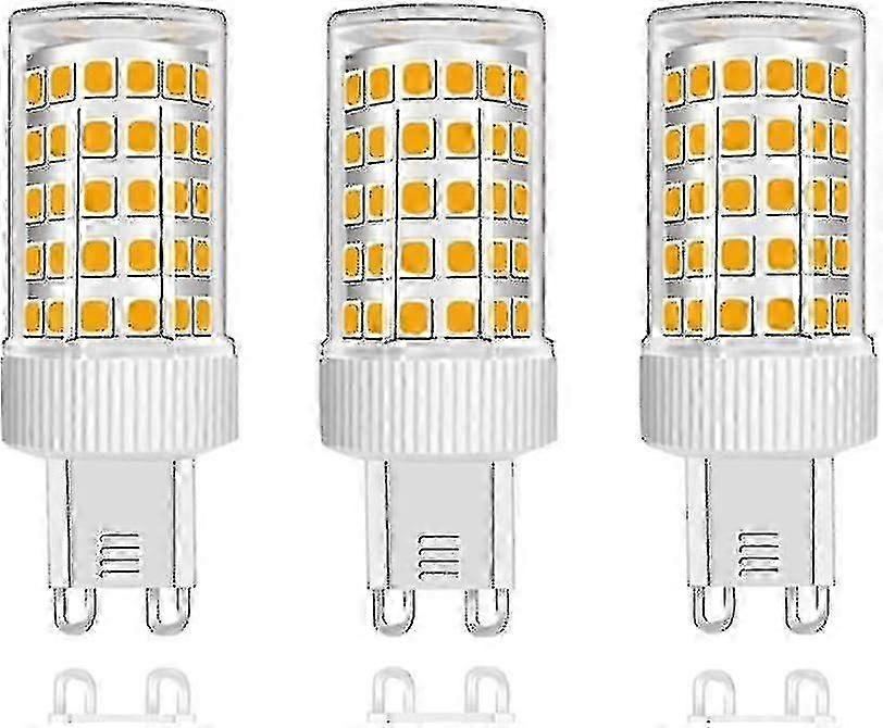 Lot de 3 ampoules LED G9 10 W, halogène 150 W, 86 LED, 1 000 lm, angle de faisceau de 360 °, ultra lumineuses, AC 220-240 V, non dimmable, blanc chaud 3 000 K