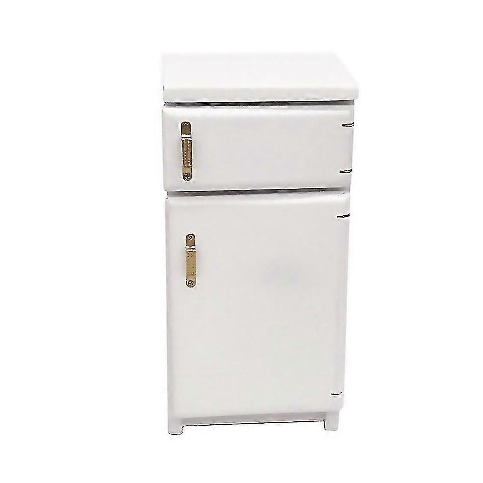 For 112 Doll House Mini Kitchen Model Refrigerator
