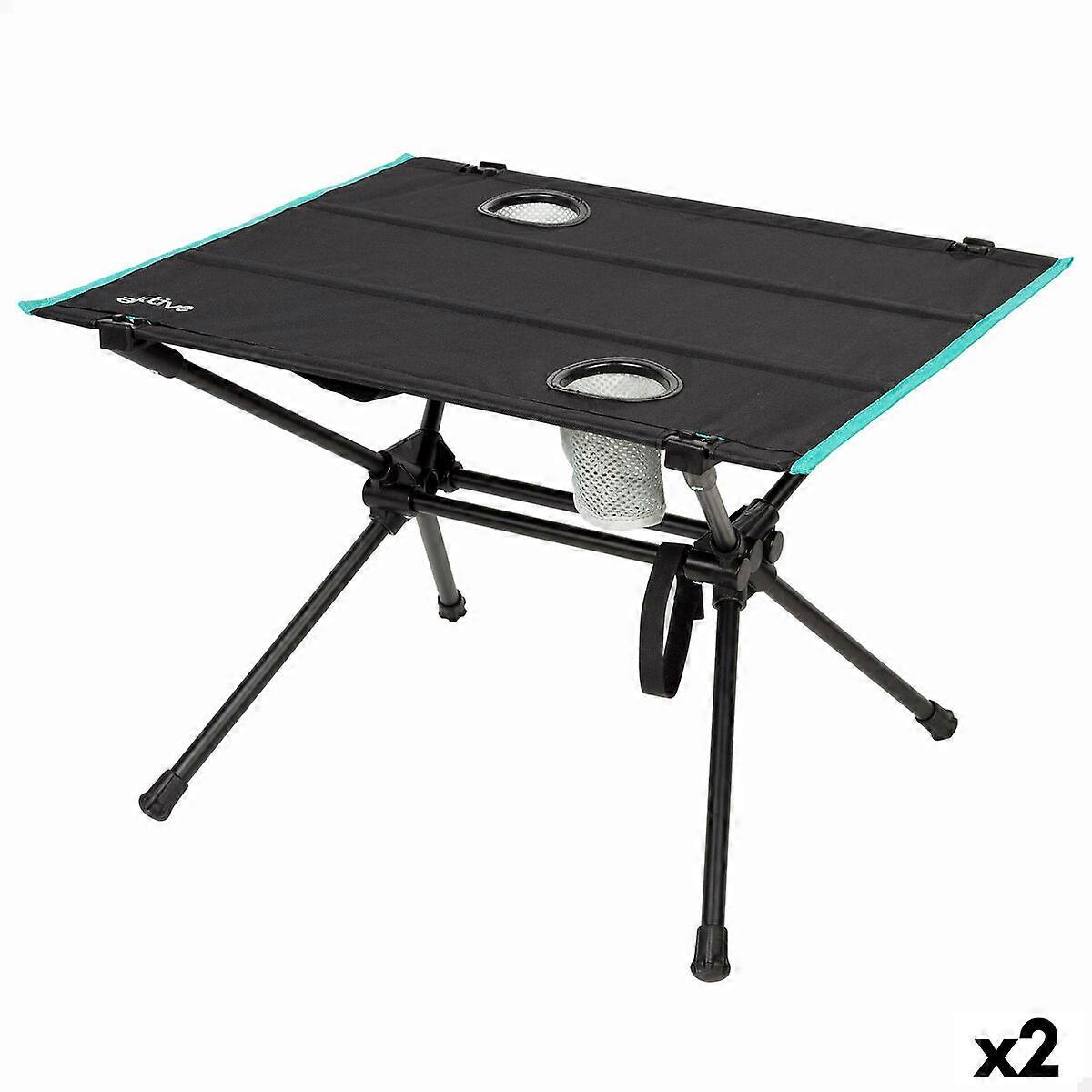 Folding Table Aktive 63 X 42 X 56 CM (2 Units)