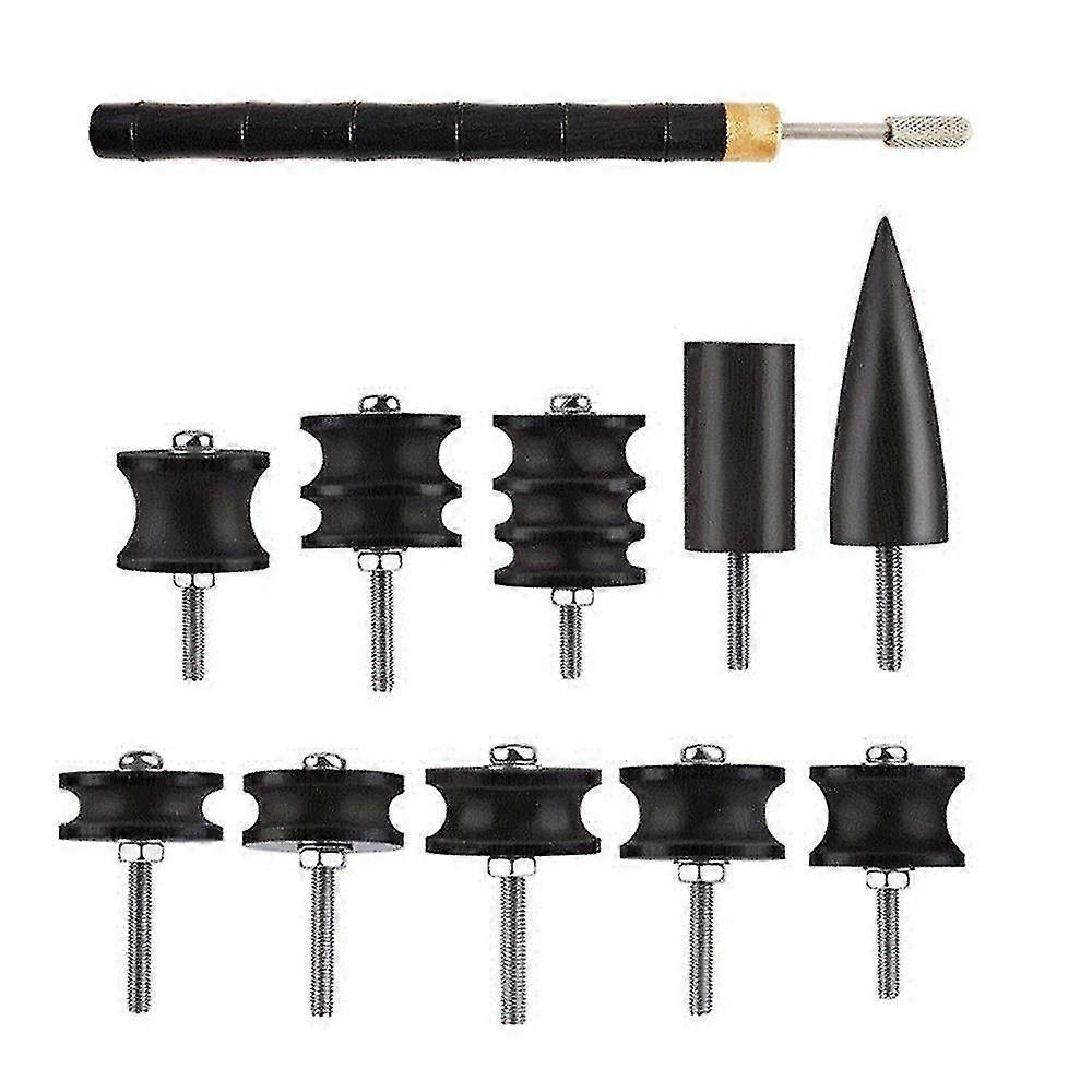 Leather Burnisher Kits 10 Pcs Pointed&flat Tip Leather Burnishing