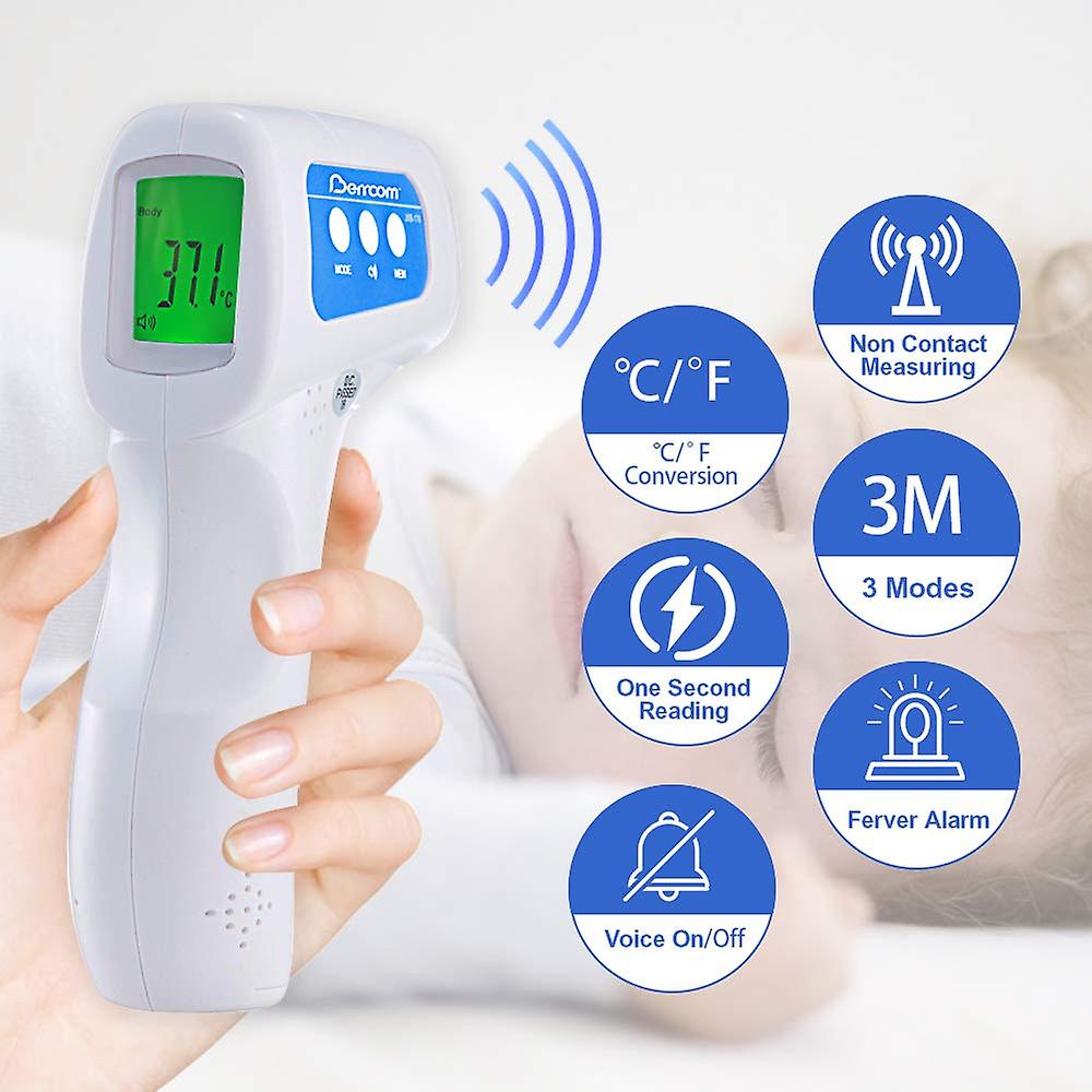 thumbnail image 2 of FDA CE Medical Grade Infrared Non-Contact Forehead Thermometer - For Babies & Adults 2 of 6