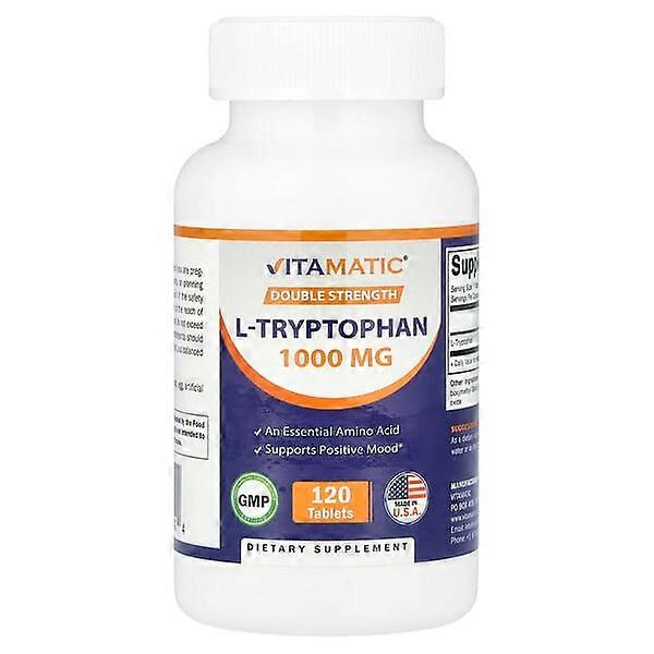 Vitamatic, L-tryptofan, 1000 mg, 120 tabletek