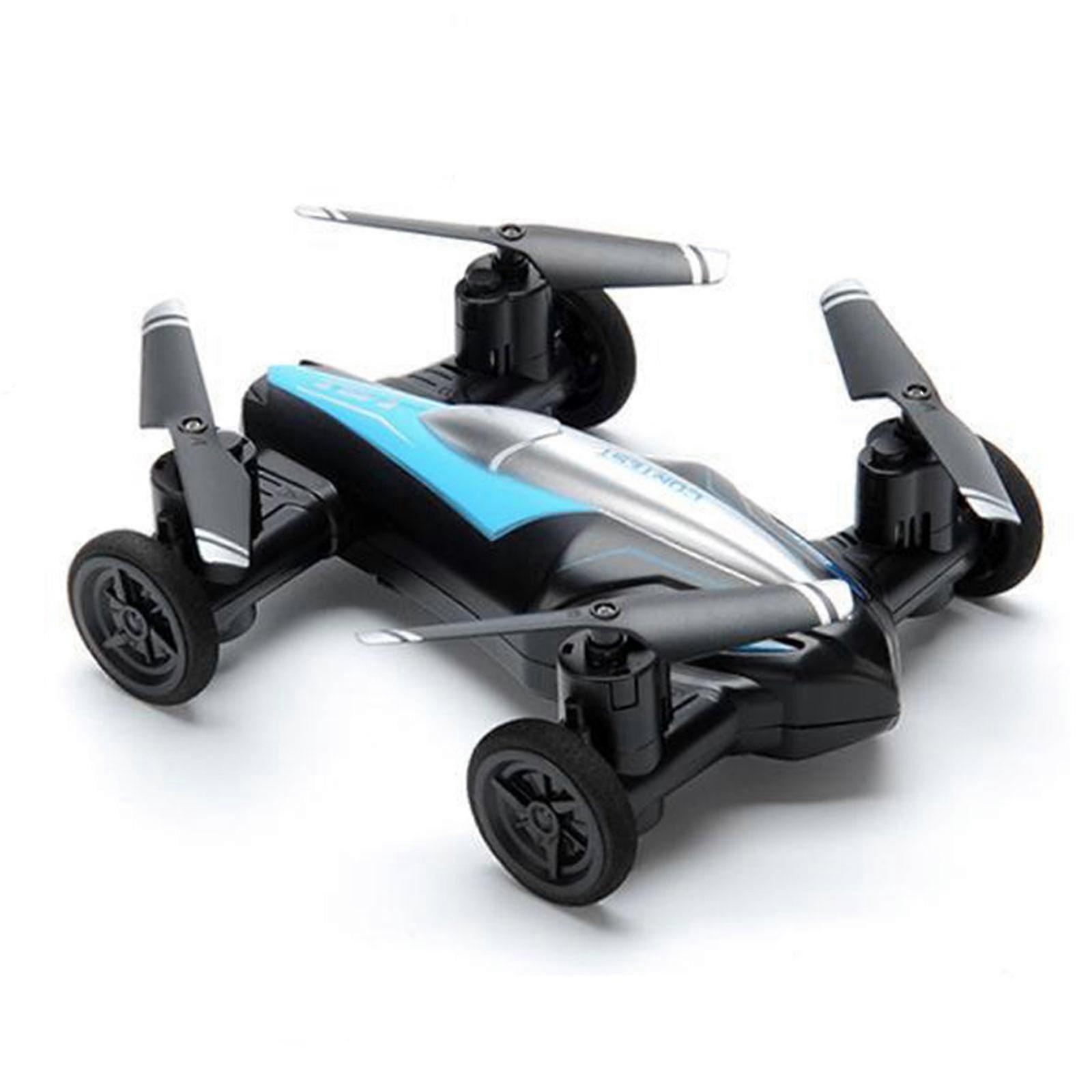 Land and Air Dual Mode Mini Four-Axis Remote Control Car and Flying Toy--Blue