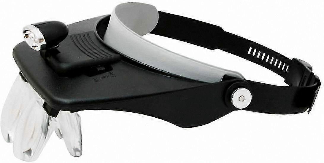 Μεγεθυντικός φακός κεφαλής με φωτισμό LED και γυαλί φακού 4X για επαγγελματική χρήση